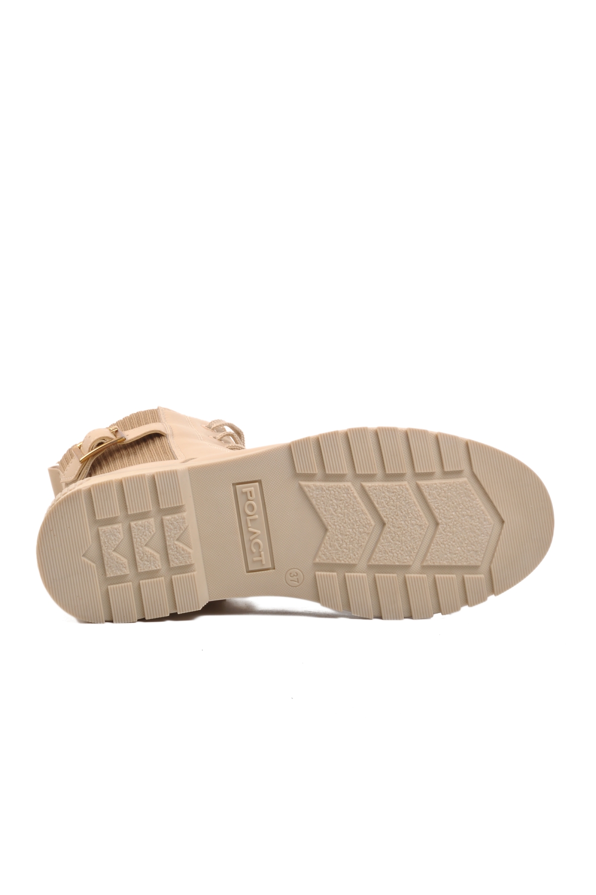 23003 Bej İçi Kürklü Kadın Bot - Görsel 6