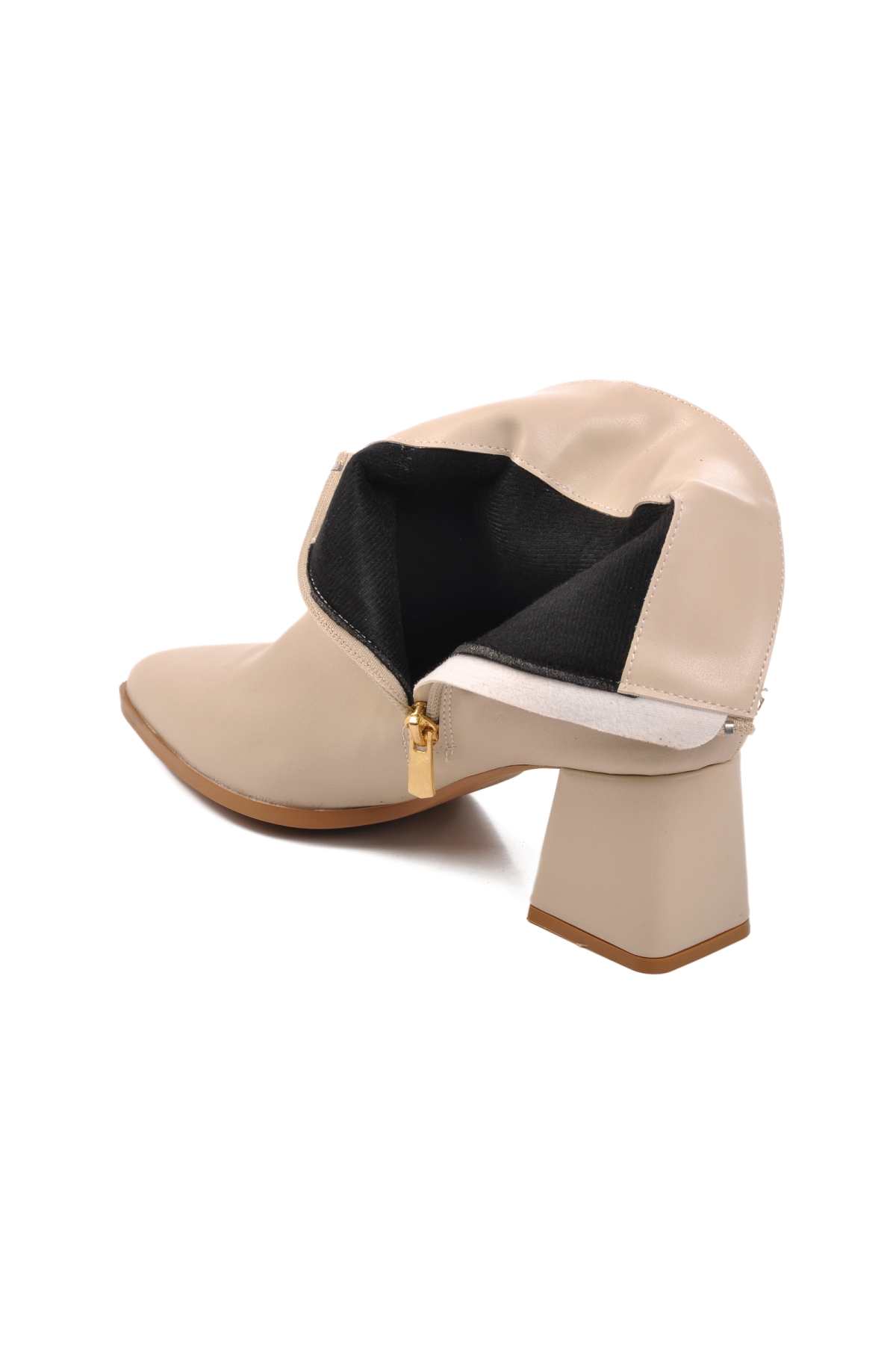 276517 Bej İçi Polarlı Cilt Kadın Bot - Görsel 5