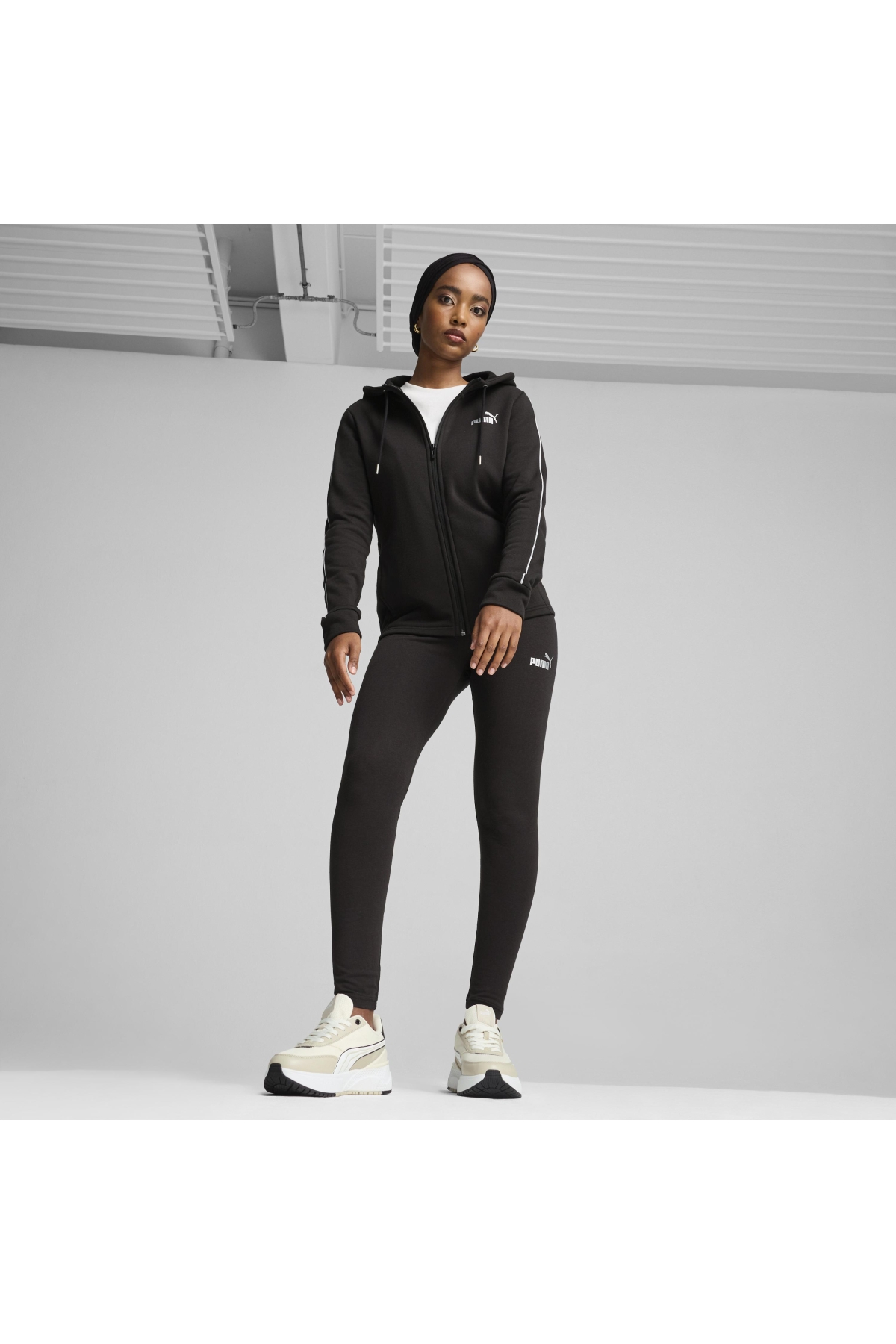 683046 Metallic Tracksuit FL Kadın Eşofman Takımı