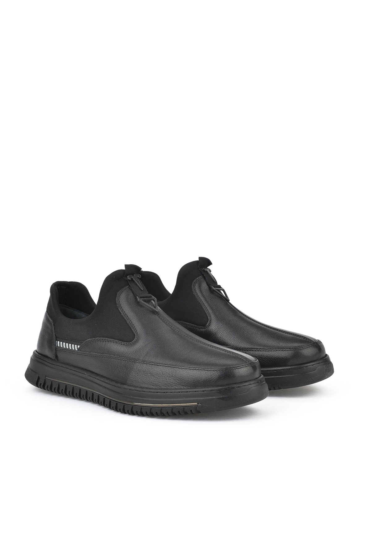 Erkek Hakiki Deri Ayakkabı 1431040ZK2402 Siyah - Görsel 3