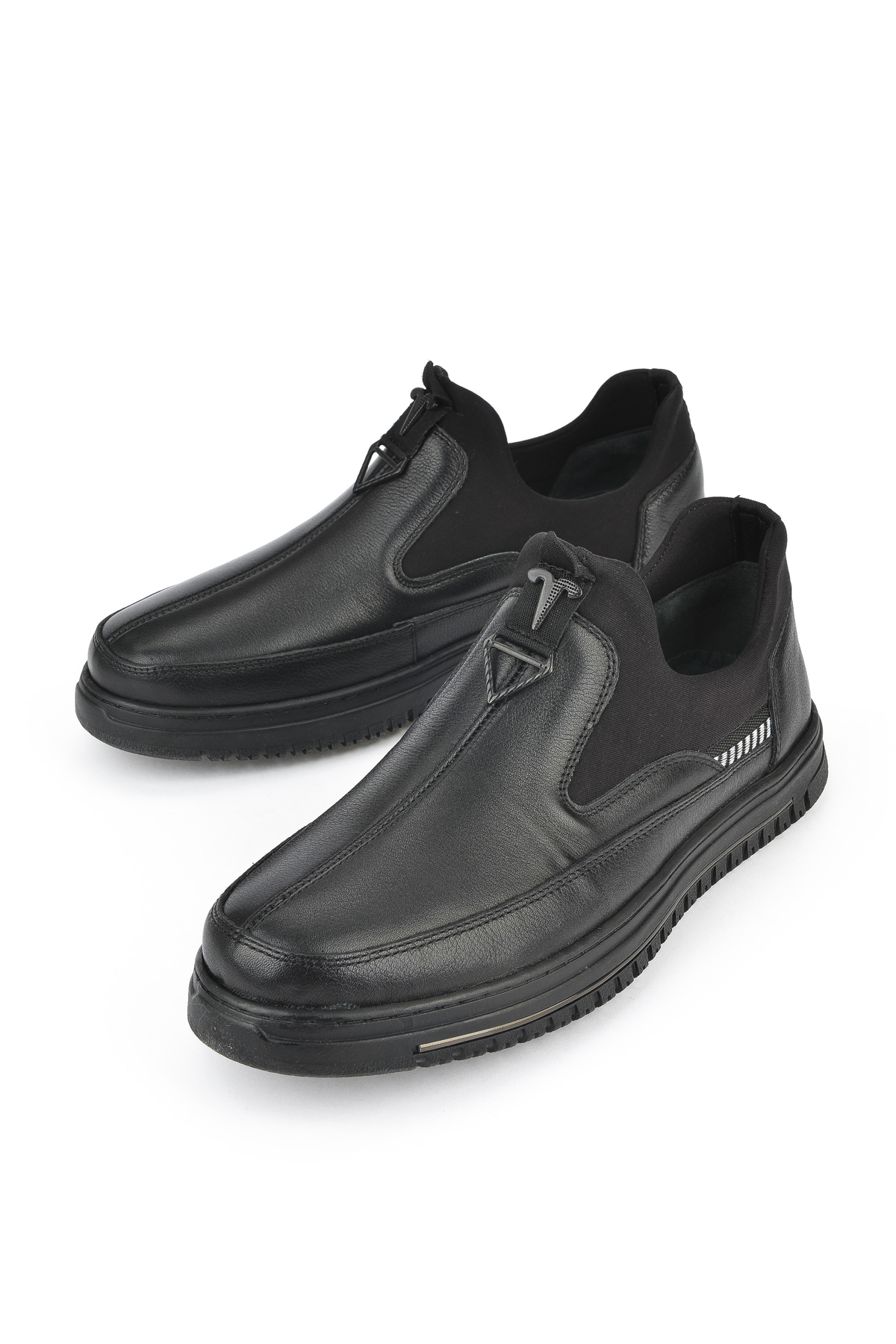 Erkek Hakiki Deri Ayakkabı 1431040ZK2402 Siyah - Görsel 6