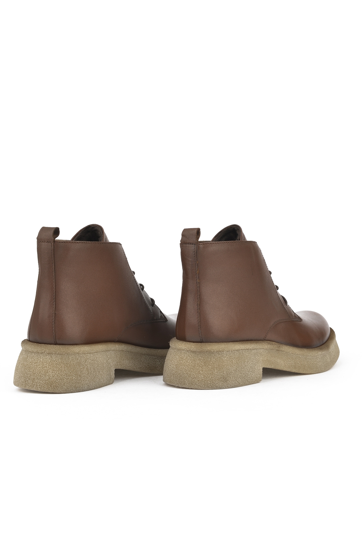 Kadın Hakiki Deri Bot 14319Z66195 Taba - Görsel 4