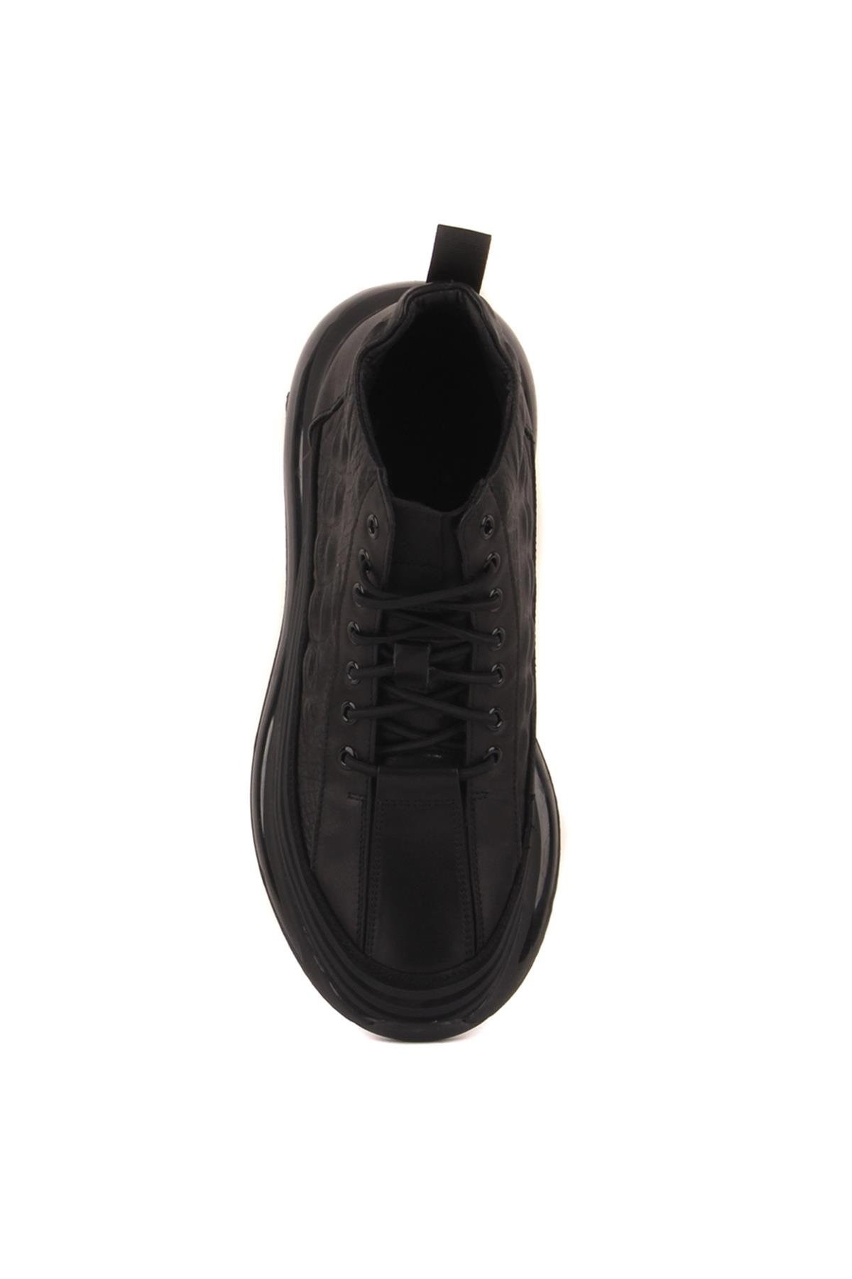 Lastik Bağlı Croco Deri Model Air Köpük Taban Erkek Bot E053 - Görsel 6