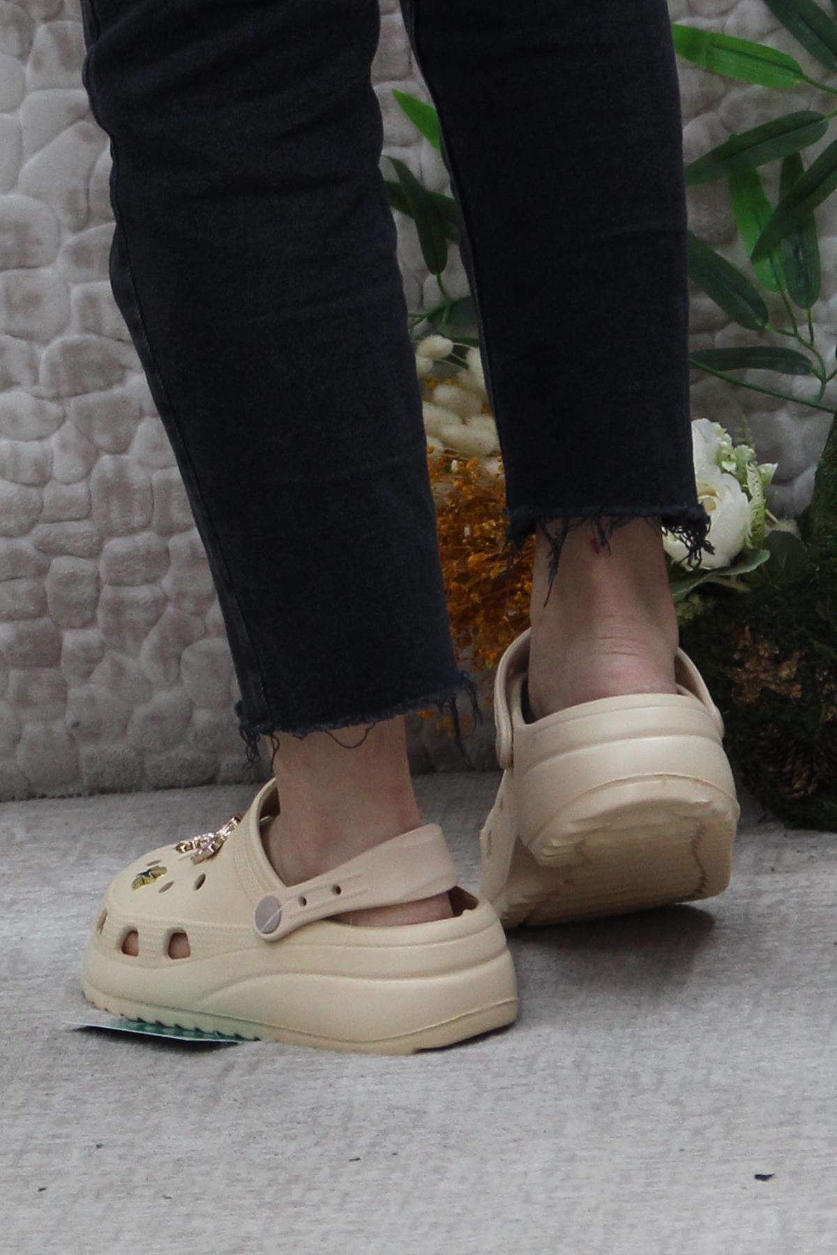 EZZ0129 Plaj Deniz Havuz Terliği Hafif Rahat Esnek Kadın Terlik - Görsel 5