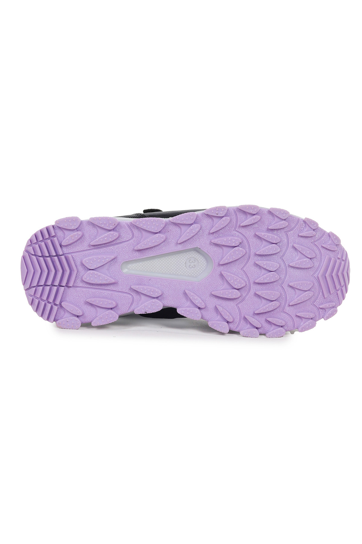 Kcal Termo Taban Cırtlı Kız Çocuk Spor Bot Ayakkabı Siyah - Lila - Görsel 7