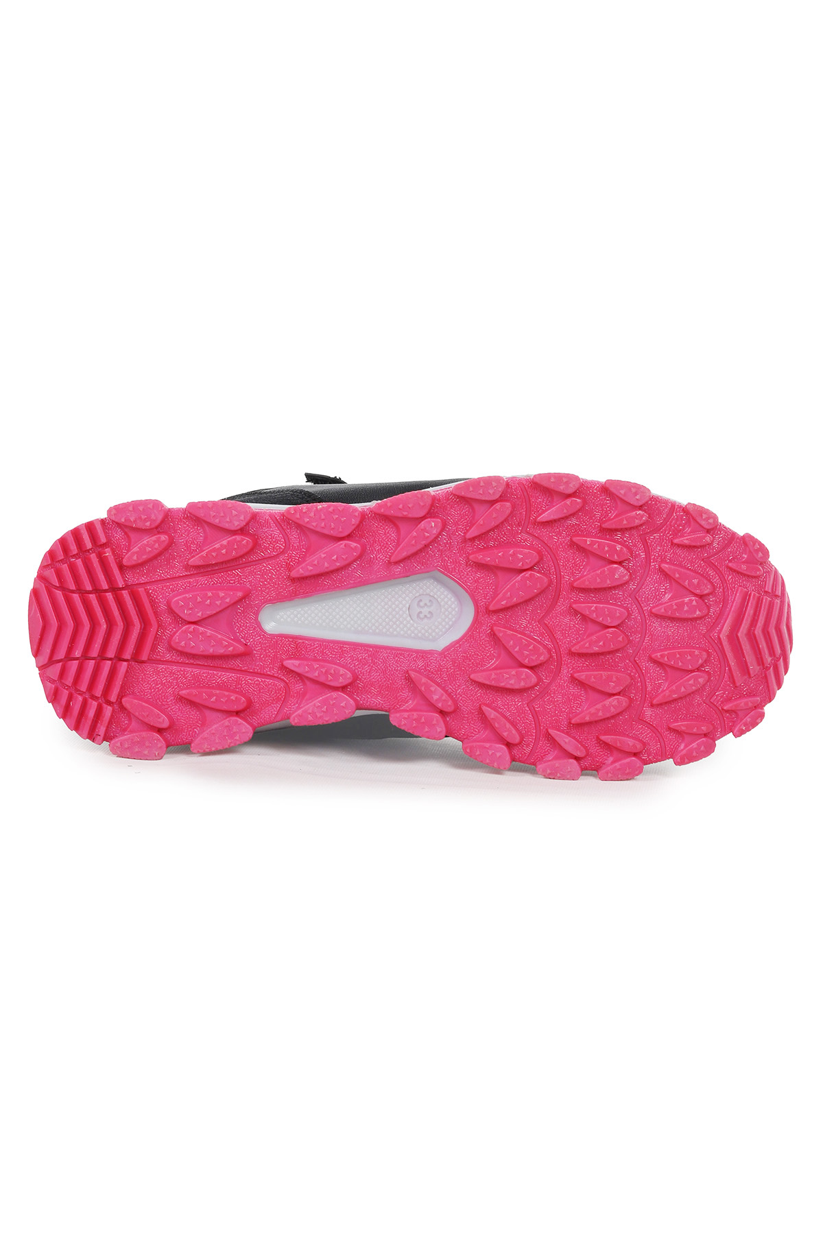 Kcal Termo Taban Cırtlı Kız Çocuk Spor Bot Ayakkabı Siyah - Fuşya - Görsel 7