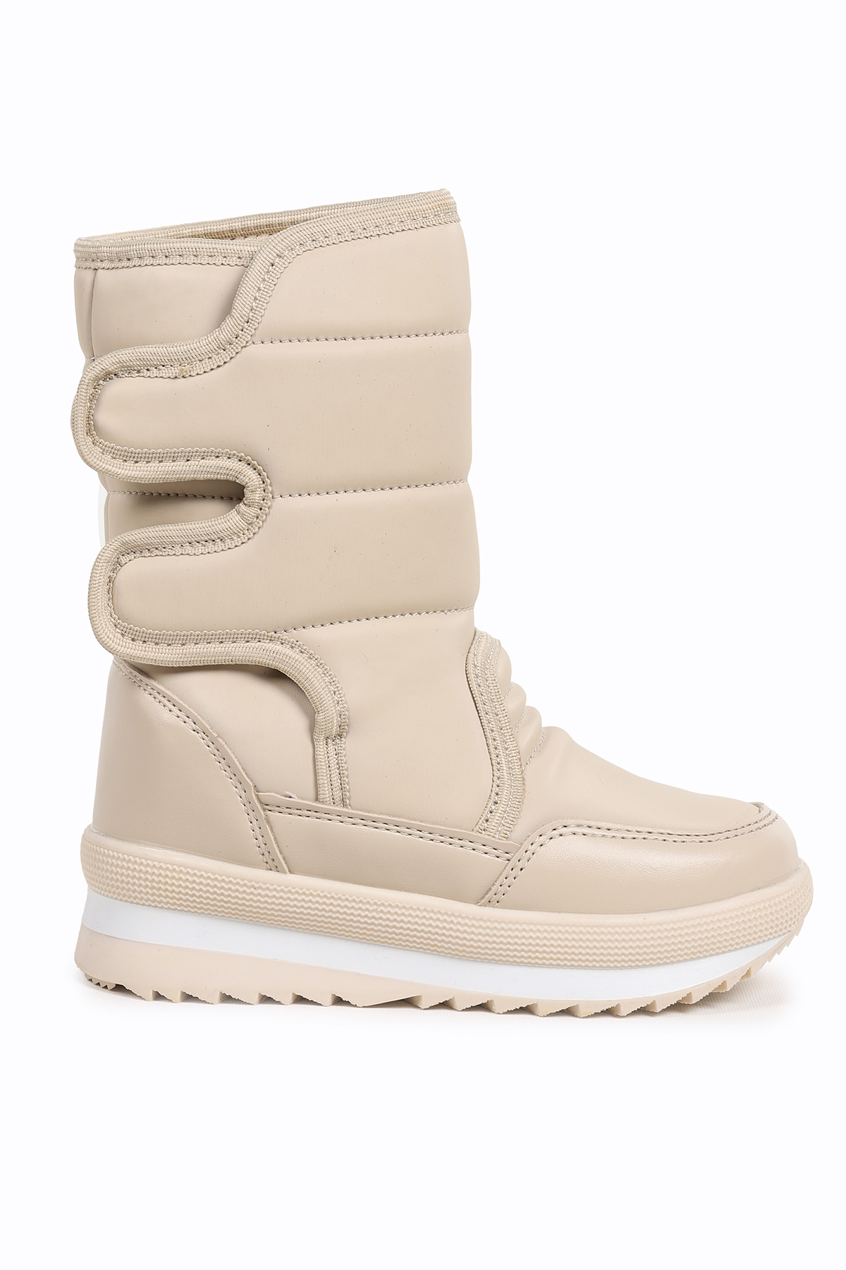 Riko Cırtlı Termo Taban Kız Çocuk Kar Botu Bej - Görsel 4