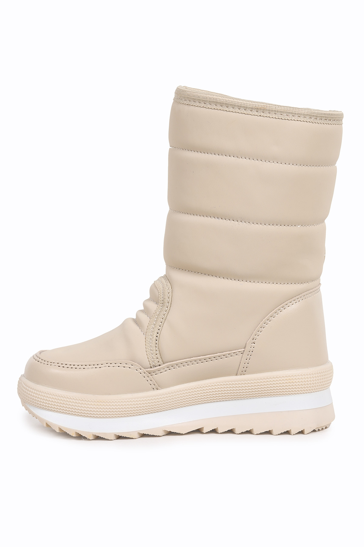 Riko Cırtlı Termo Taban Kız Çocuk Kar Botu Bej - Görsel 5