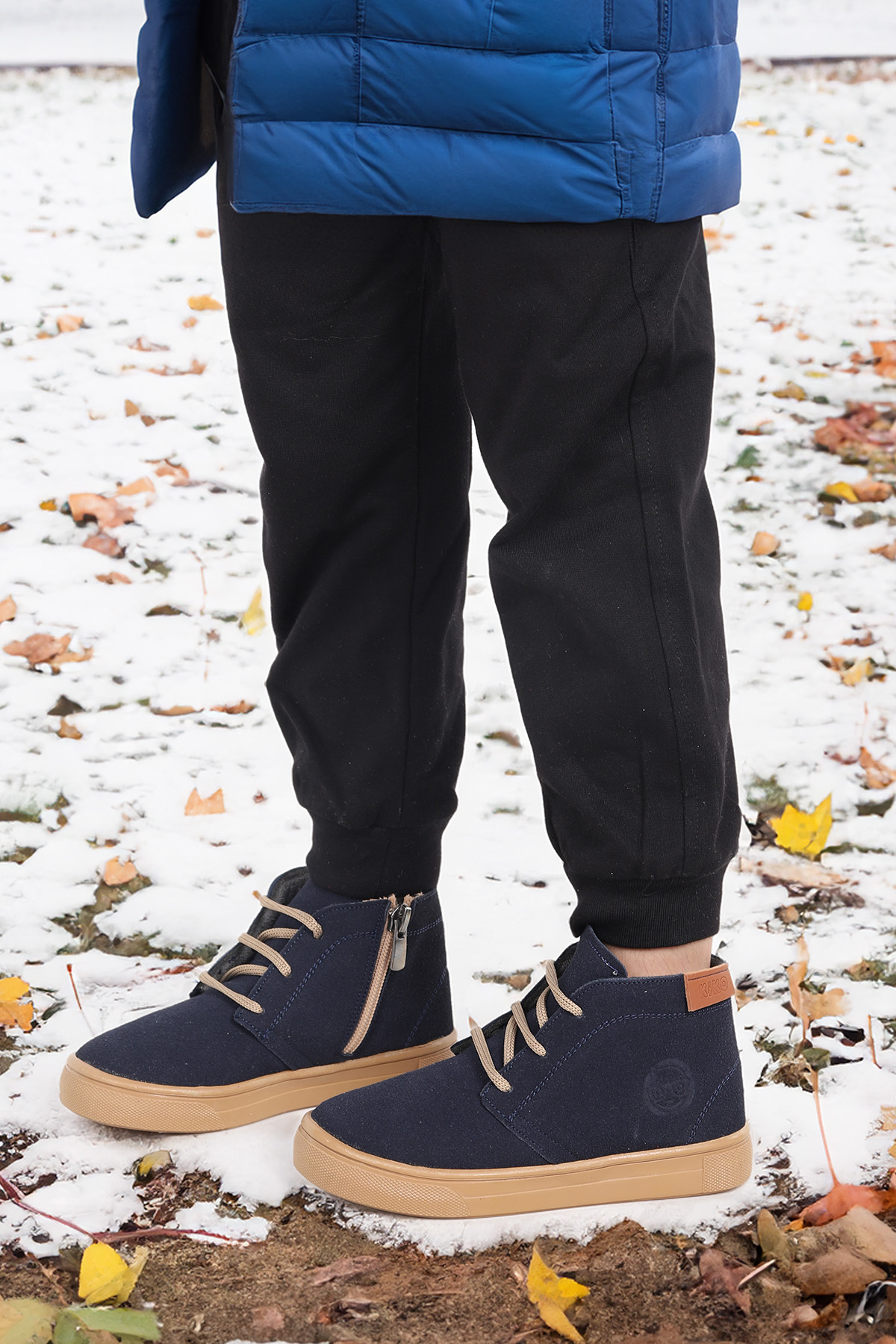 Homer Fermuarlı Erkek Çocuk Günlük Bot Ayakkabı Lacivert - Görsel 3