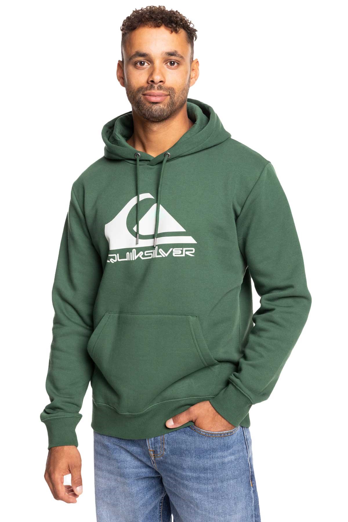 Big Logo Hood Erkek Sweatshirt EQYFT04450-GSG0