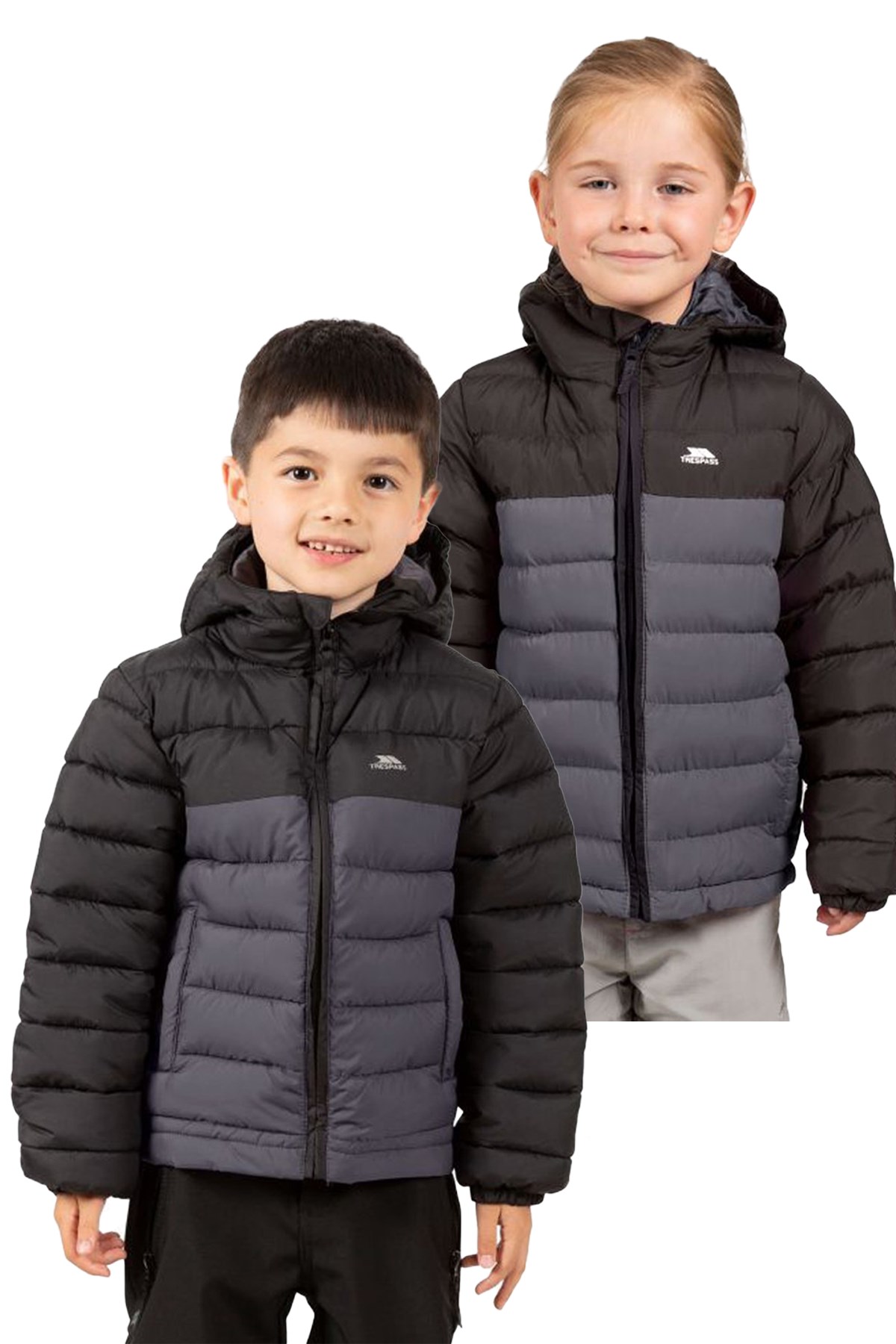 Oskar Padded Çocuk Mont UCJKCAN20002-BLK