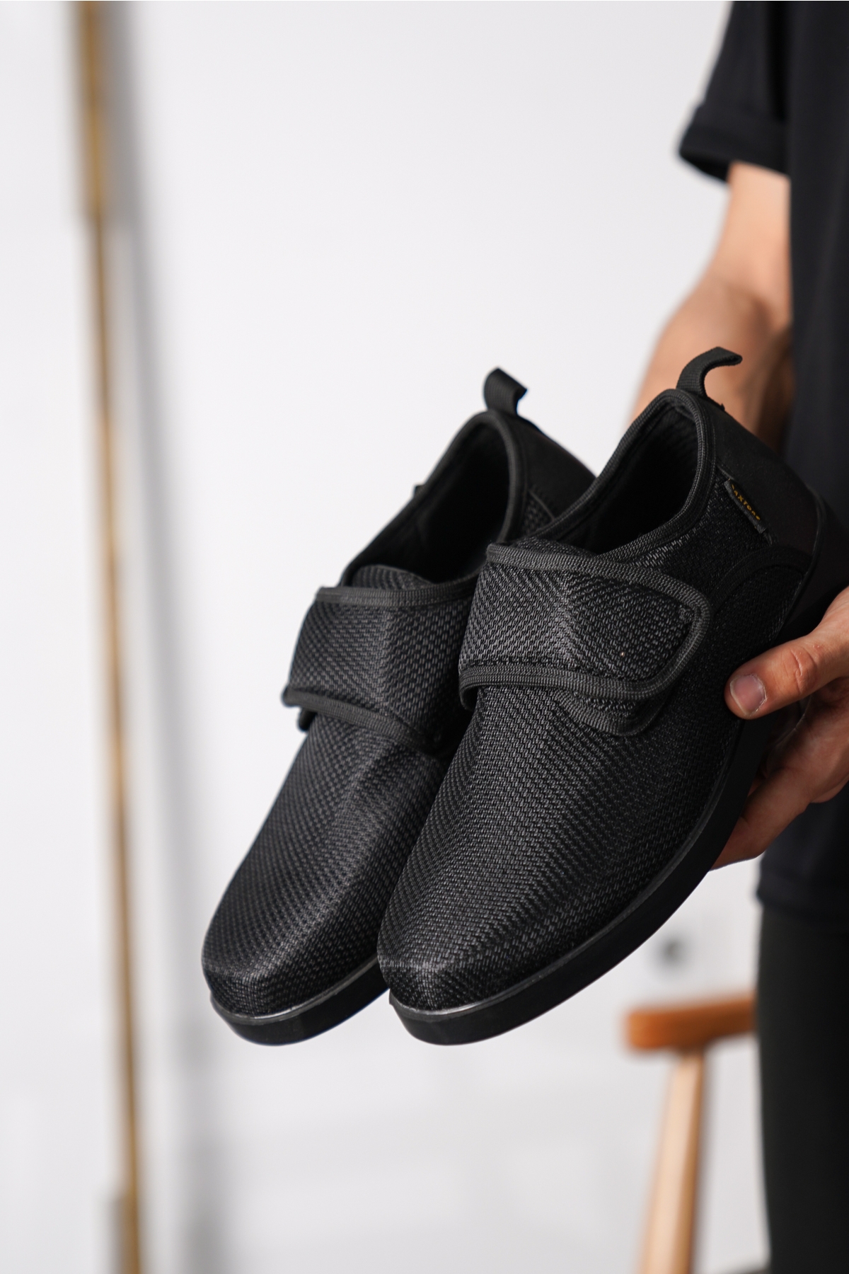 D3250 Günlük Ortopedik Cırtlı Garantili Erkek Klasik Ayakkabı - Görsel 4