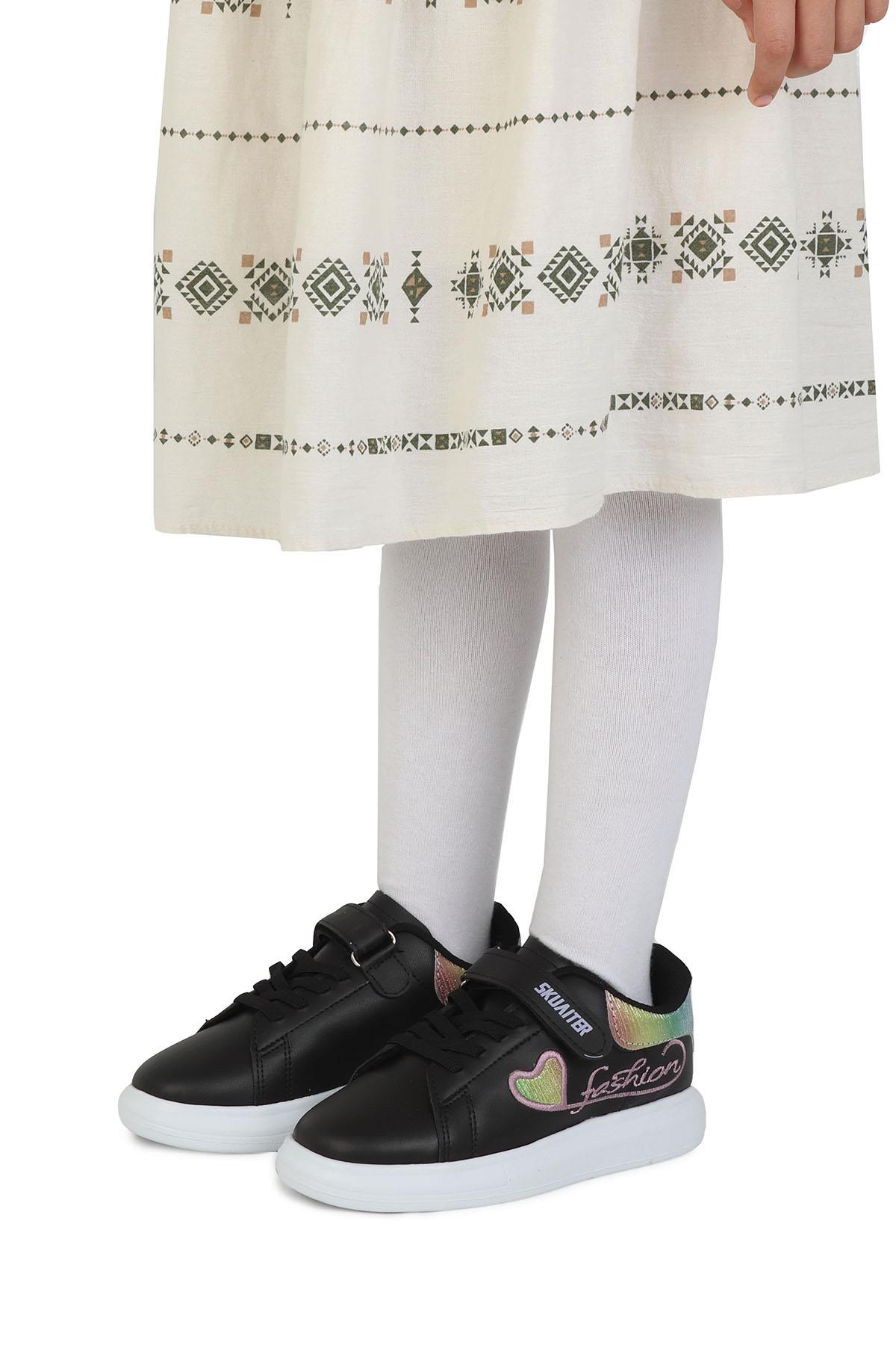 Skuaıter 011Mc Syh-Lila Kız Çocuk Sneaker Spor Ayakkabı - Görsel 3