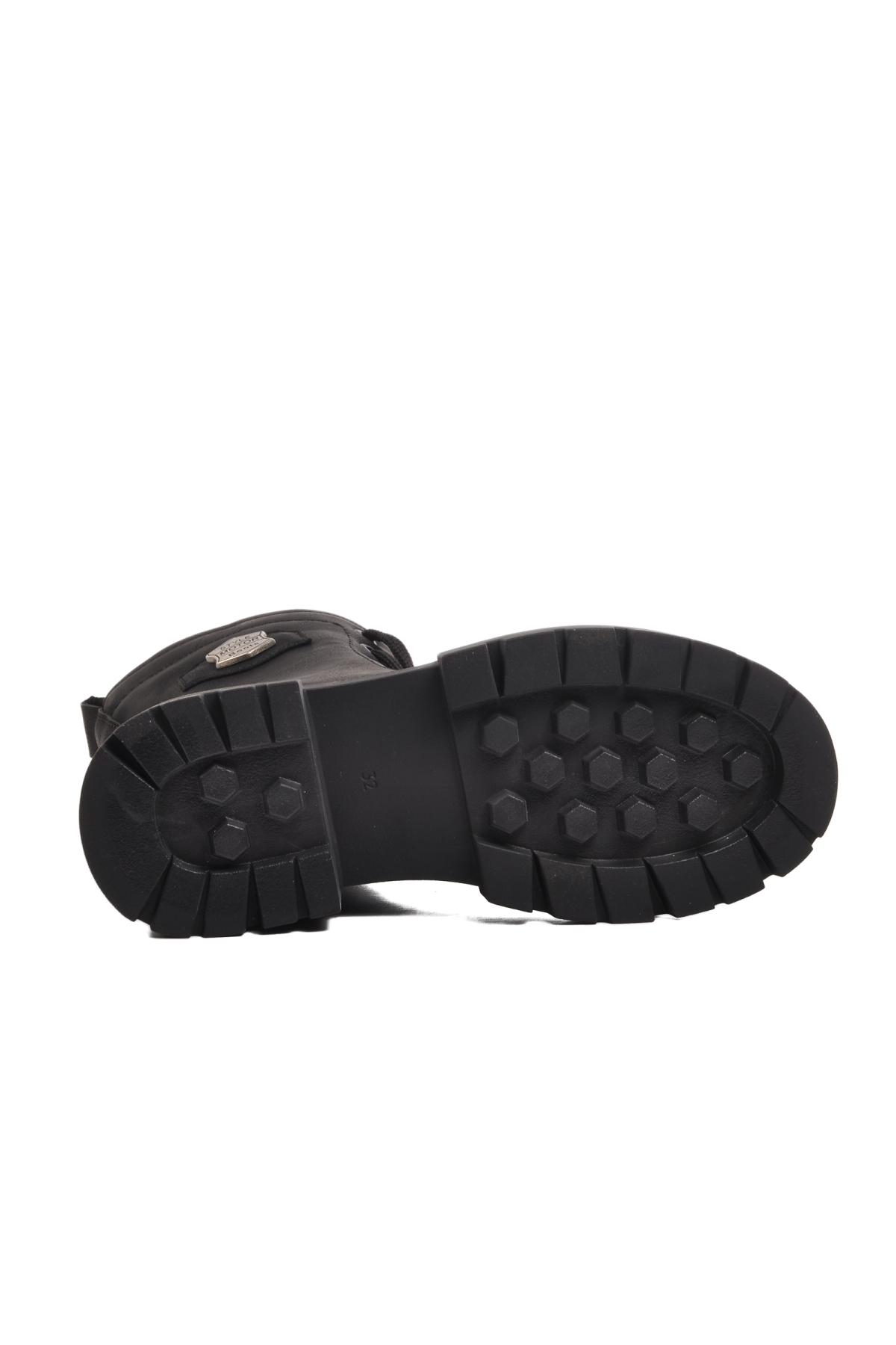 24028-F Siyah-Zümrüt Geniş Kalıp İçi Polarlı Çocuk Bot - Görsel 6