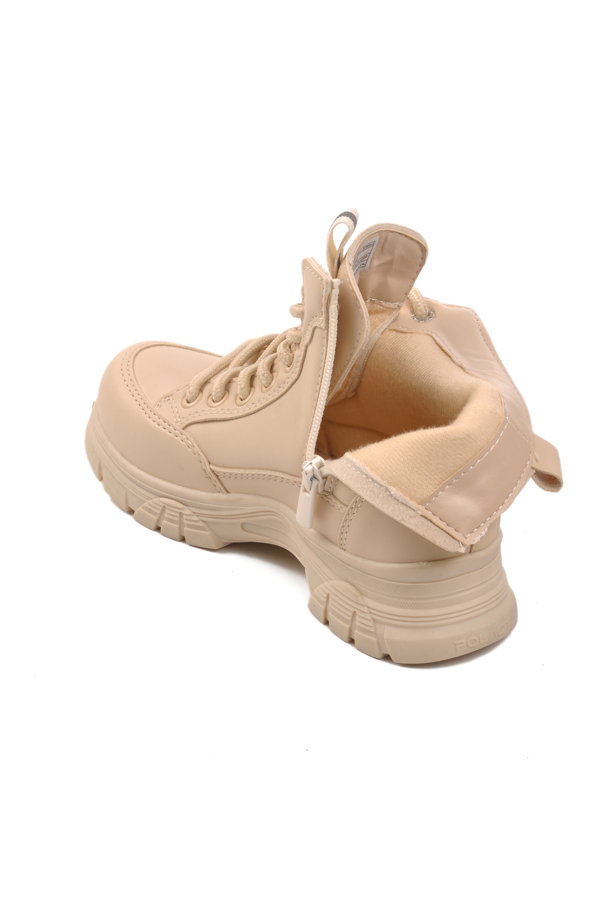 24042-F Bej İçi Polarlı Çocuk Bot - Görsel 5