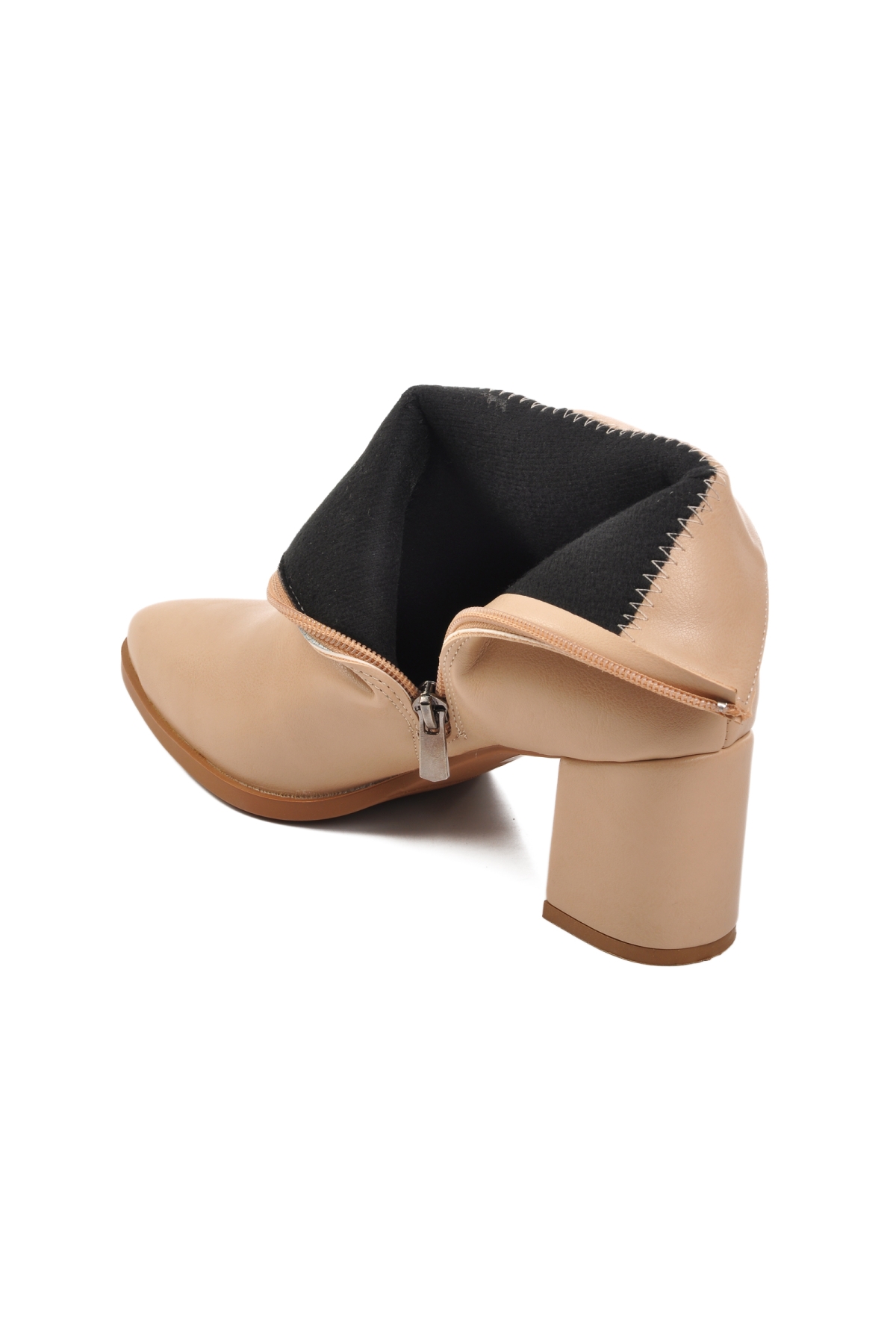 343112 Bej Cilt İçi Polarlı Kadın Bot - Görsel 5