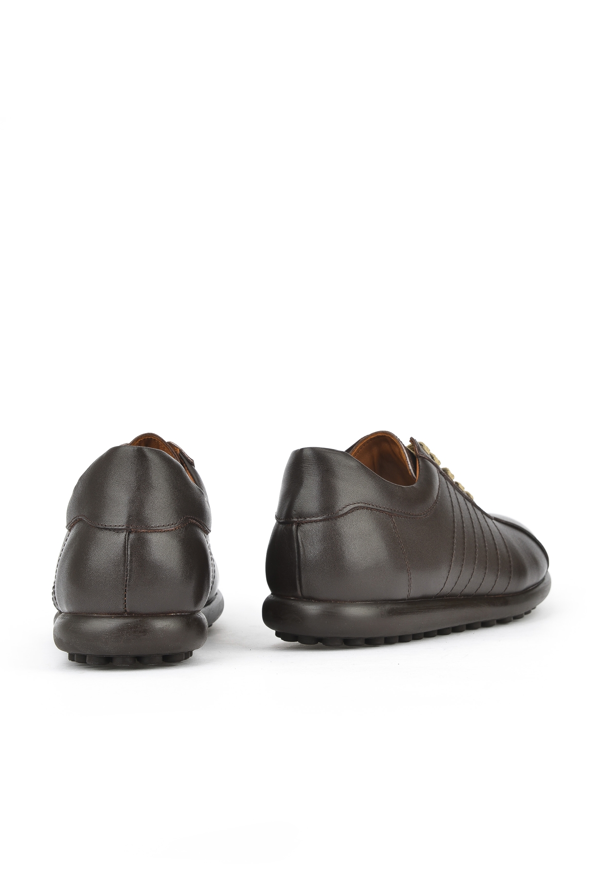 Erkek Hakiki Deri Ayakkabı 143423Z312 Kahve - Görsel 4