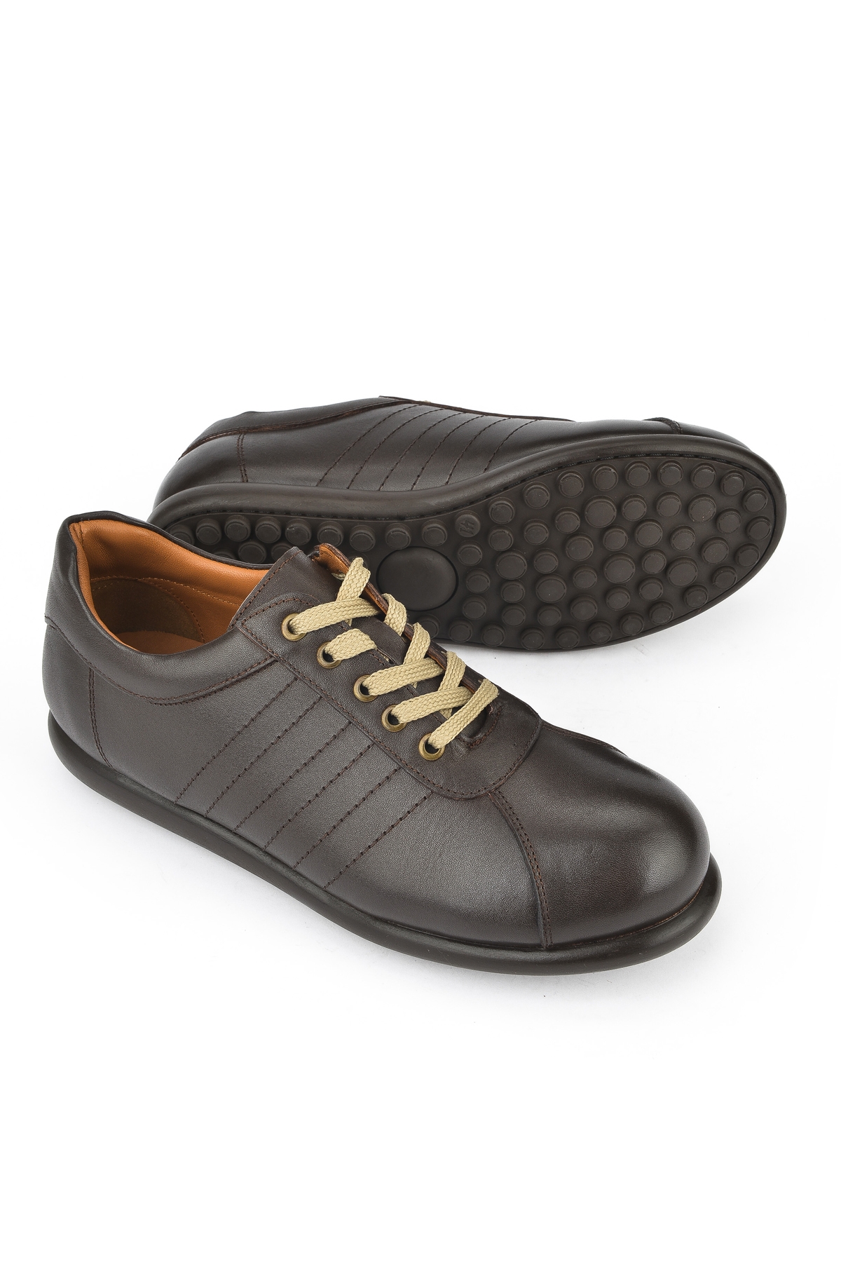 Erkek Hakiki Deri Ayakkabı 143423Z312 Kahve - Görsel 5