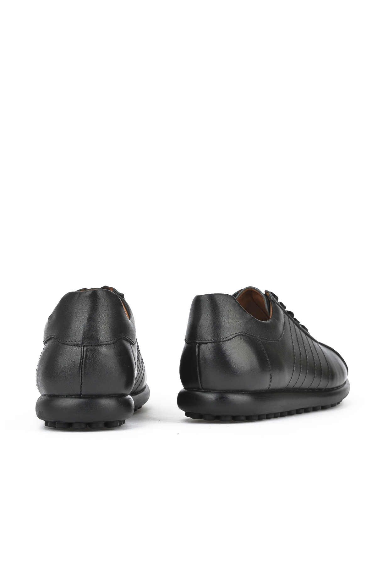 Erkek Hakiki Deri Ayakkabı 143423Z312 Siyah - Görsel 4