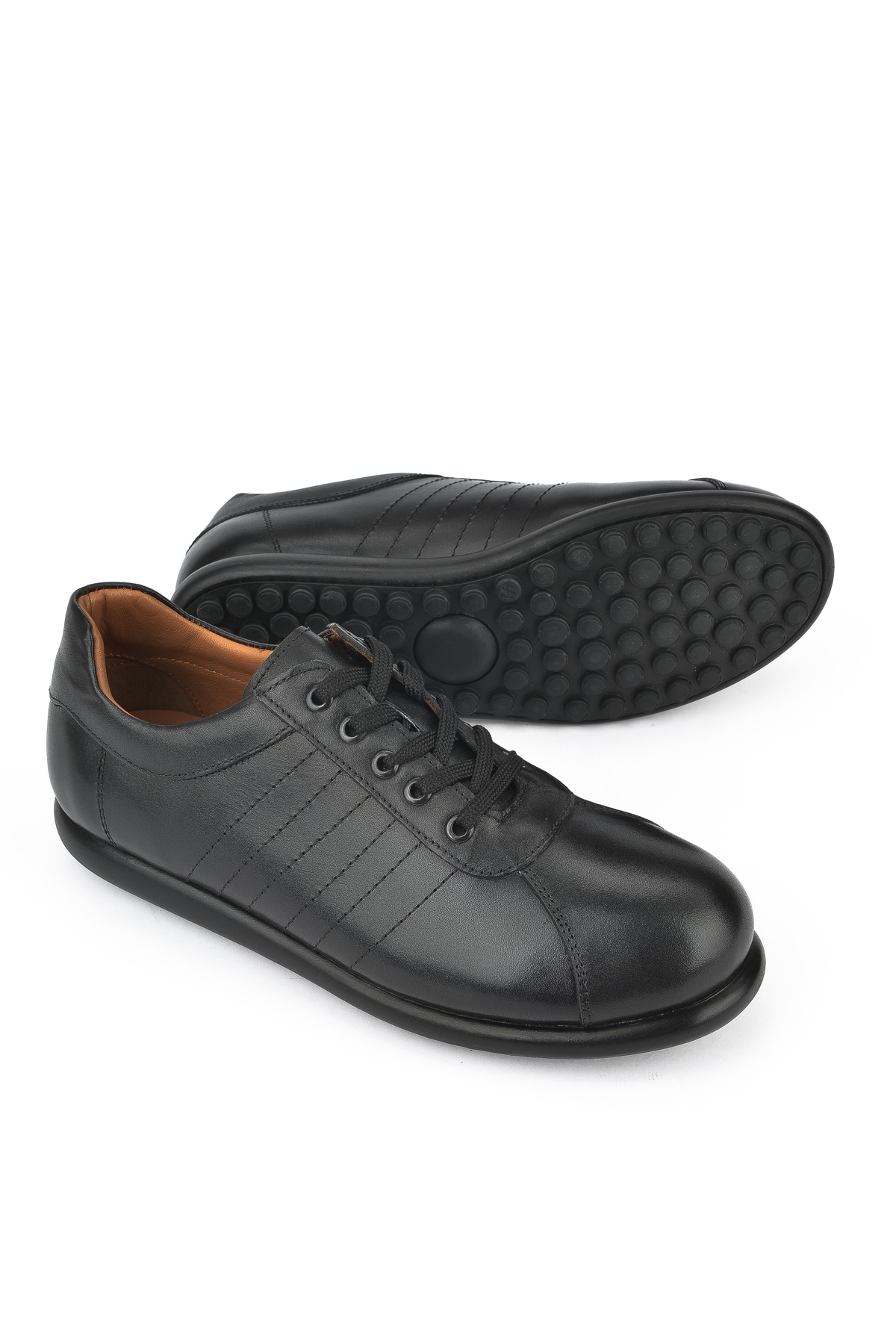 Erkek Hakiki Deri Ayakkabı 143423Z312 Siyah - Görsel 5