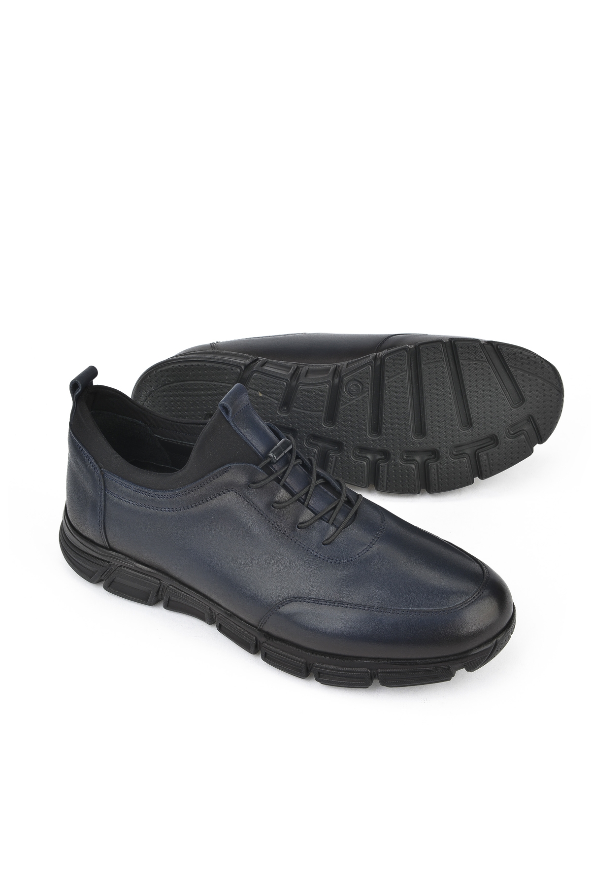 Erkek Hakiki Deri Ayakkabı 143745Z3288 Lacivert - Görsel 5