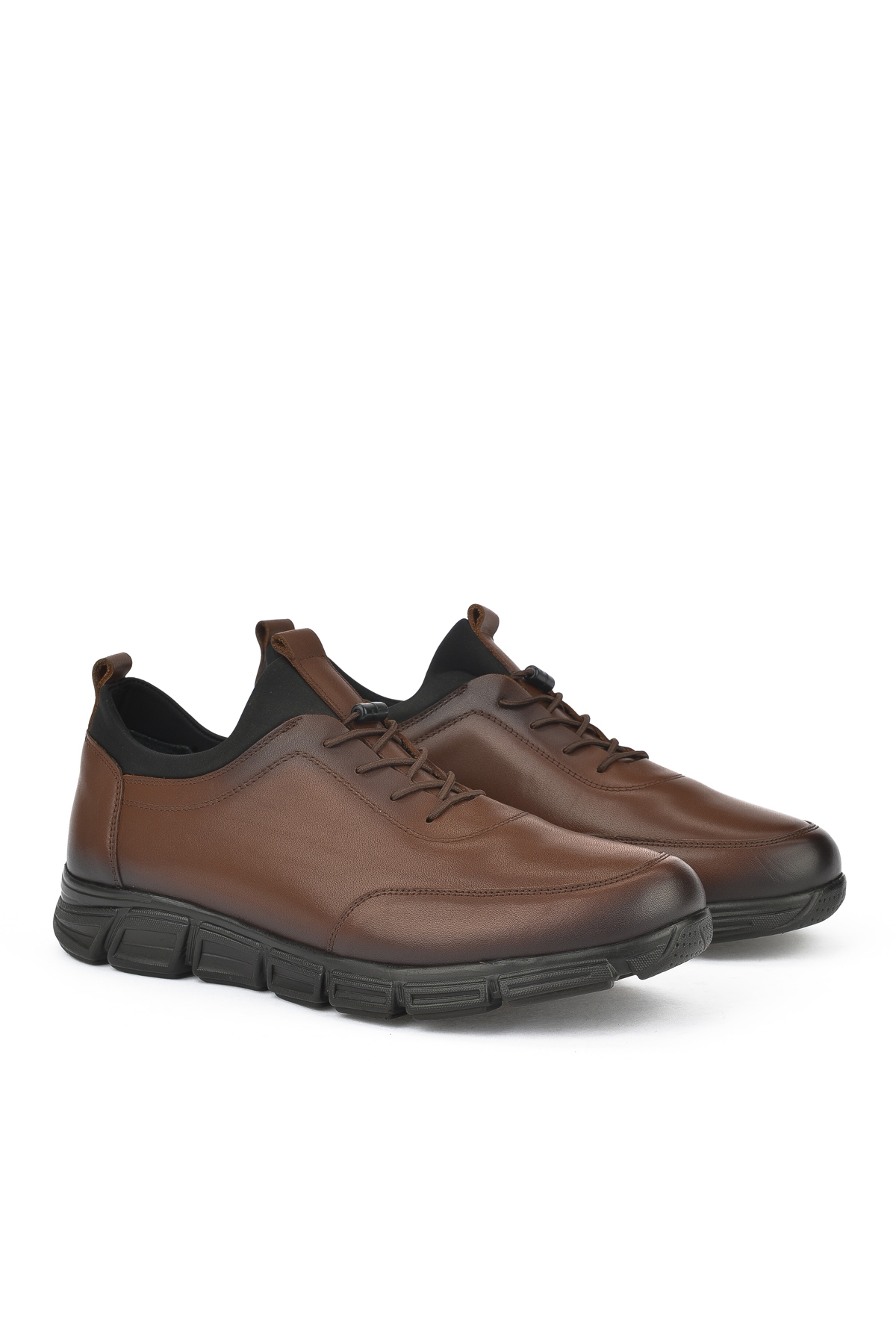 Erkek Hakiki Deri Ayakkabı 143745Z3288 Kızıl Kahve - Görsel 3