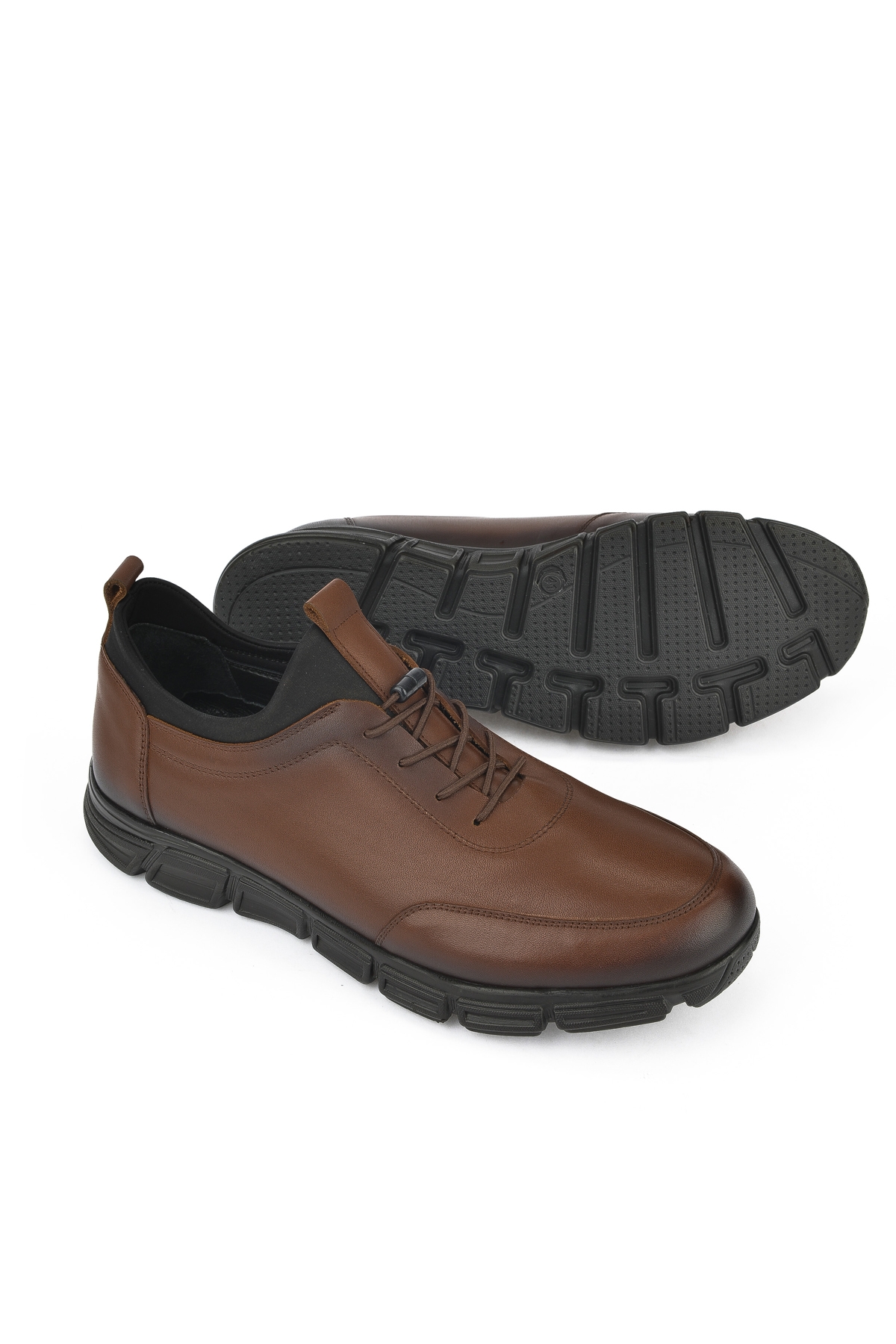 Erkek Hakiki Deri Ayakkabı 143745Z3288 Kızıl Kahve - Görsel 5