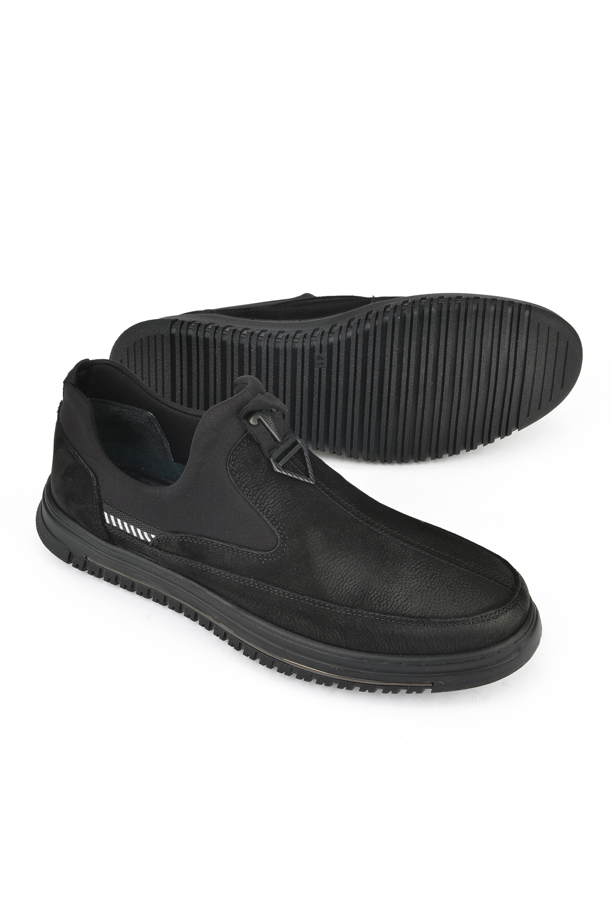 Erkek Hakiki Deri Ayakkabı 1431040ZK24022 Siyah - Görsel 5