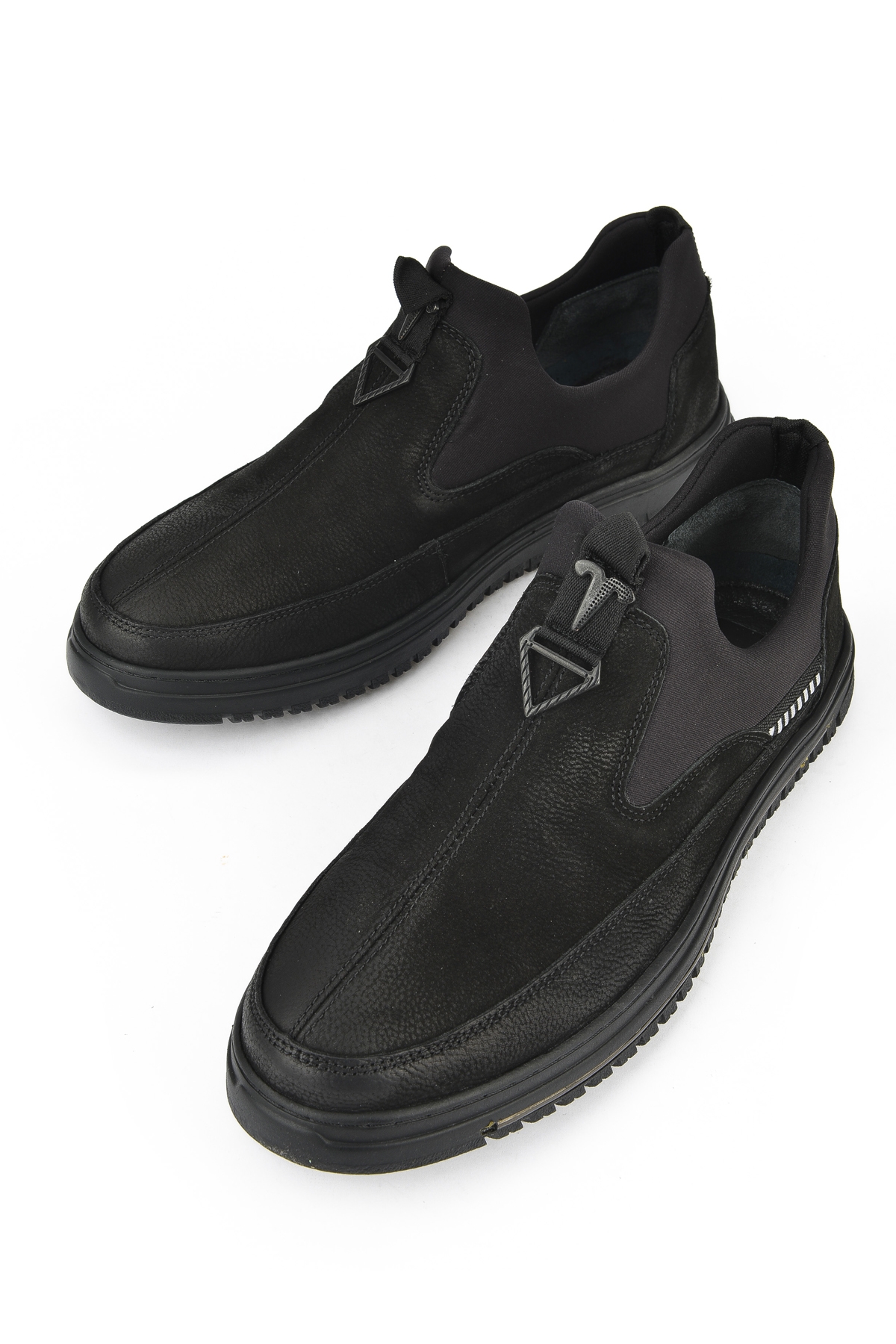 Erkek Hakiki Deri Ayakkabı 1431040ZK24022 Siyah - Görsel 6
