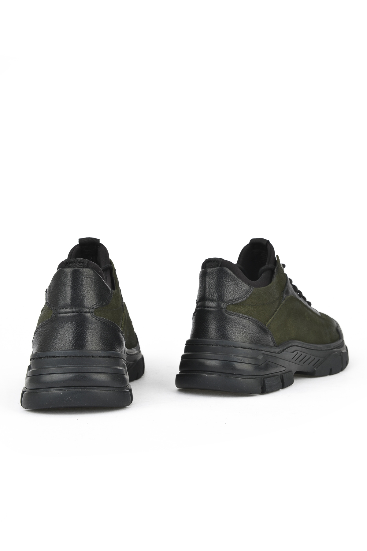 Erkek Hakiki Deri Ayakkabı 1431040ZK2309 Haki - Görsel 4