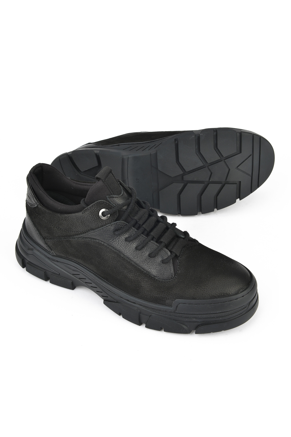 Erkek Hakiki Deri Ayakkabı 1431040ZK2309 Siyah - Görsel 5