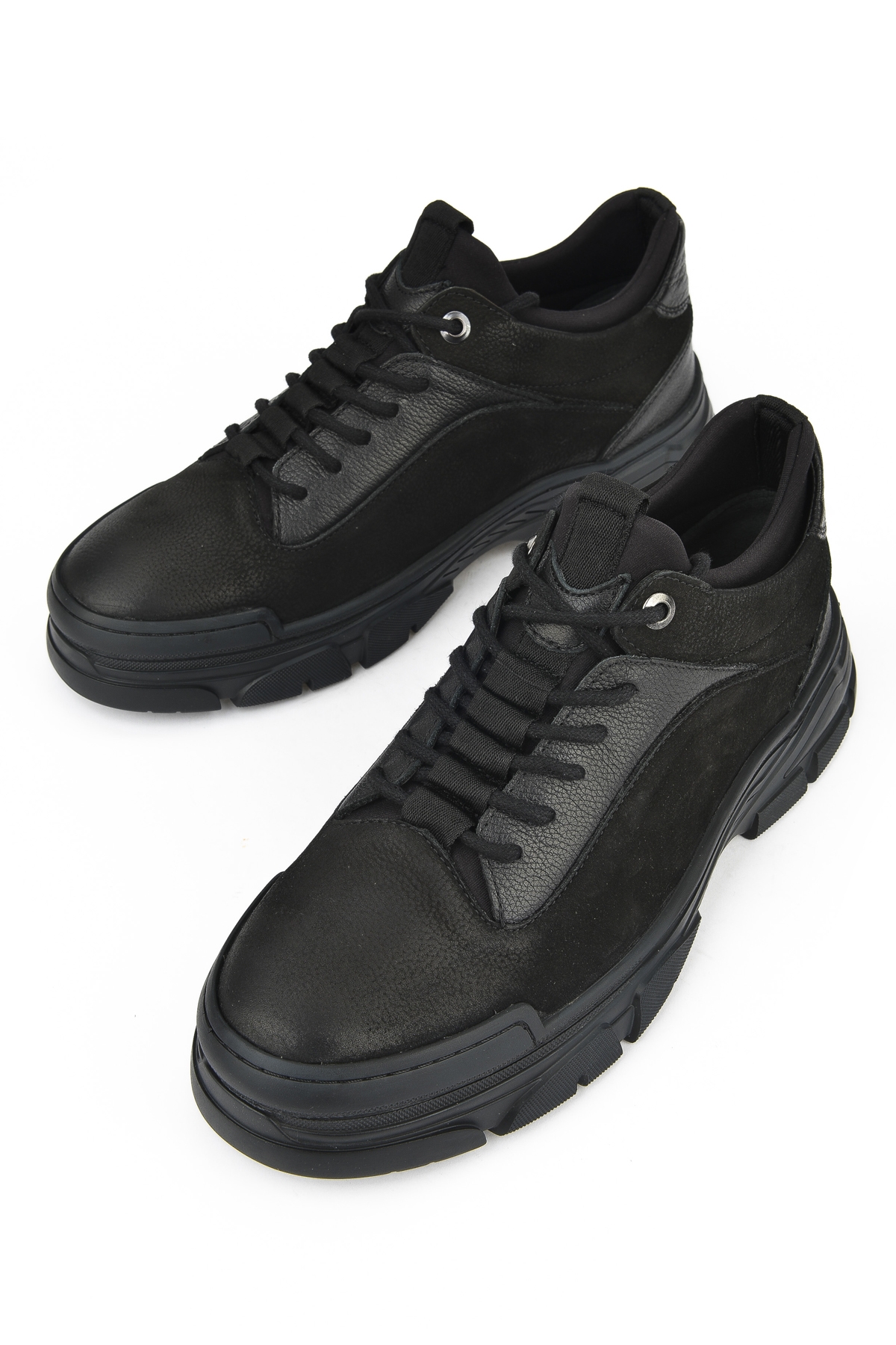 Erkek Hakiki Deri Ayakkabı 1431040ZK2309 Siyah - Görsel 6