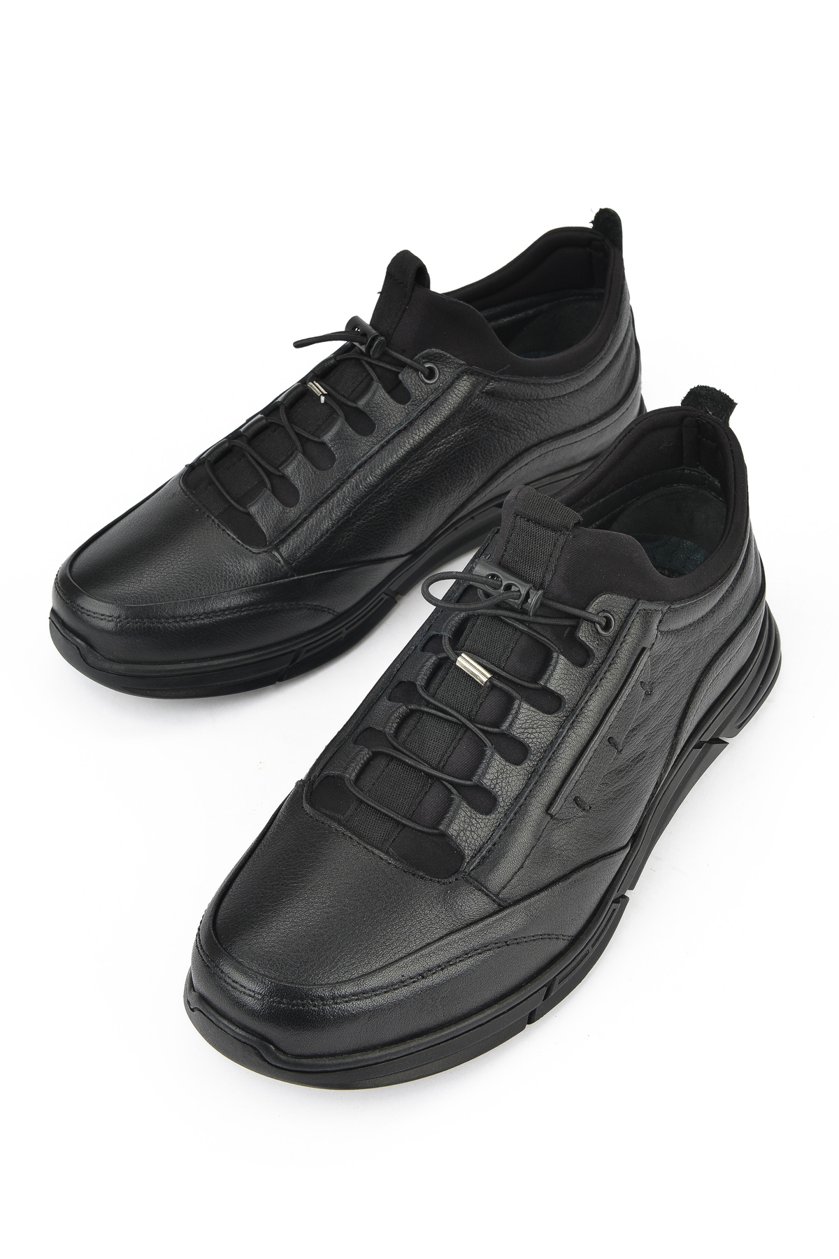 Erkek Hakiki Deri Ayakkabı 1431040ZK2212 Siyah - Görsel 6