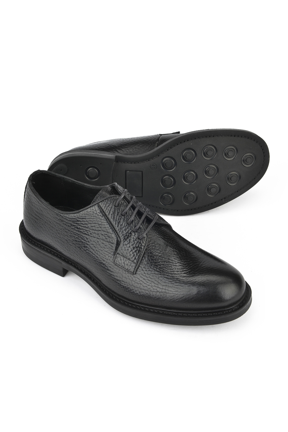 Erkek Hakiki Deri Ayakkabı 143986Z4131 Siyah - Görsel 5