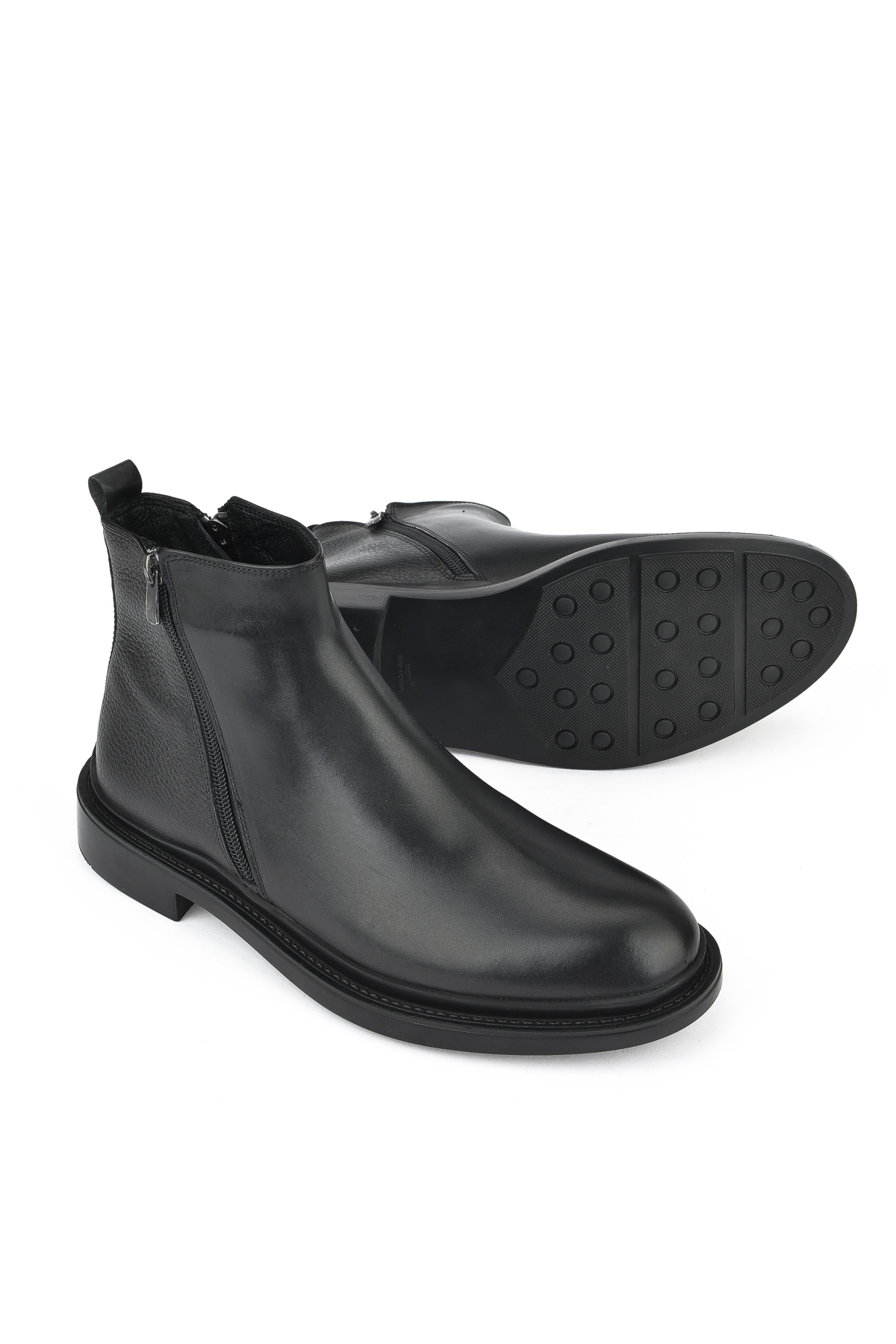 Erkek Hakiki Deri Bot 143986Z4140 Siyah - Görsel 5