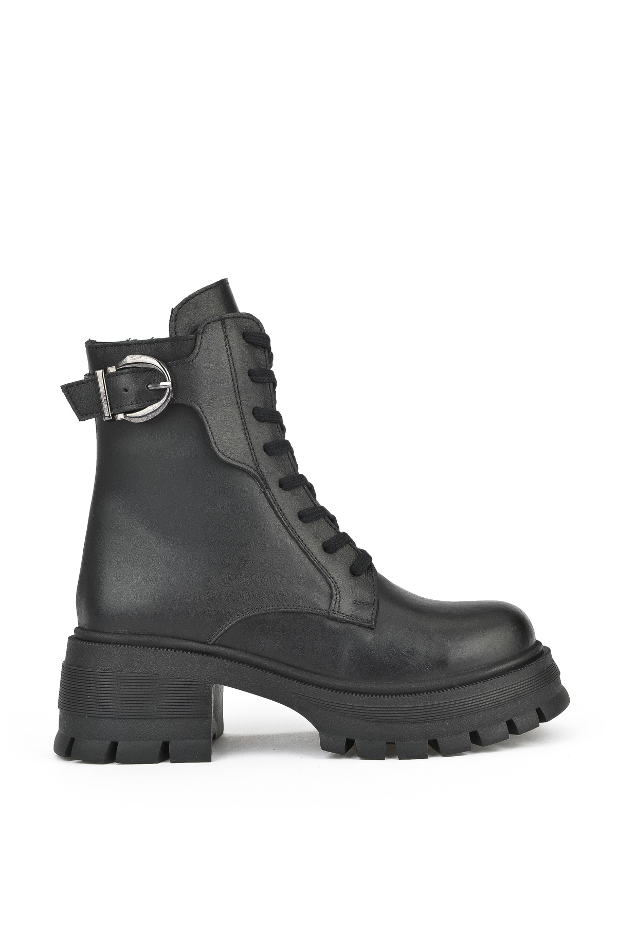 Kadın Hakiki Deri Bot 143359Z616 Siyah - Görsel 2