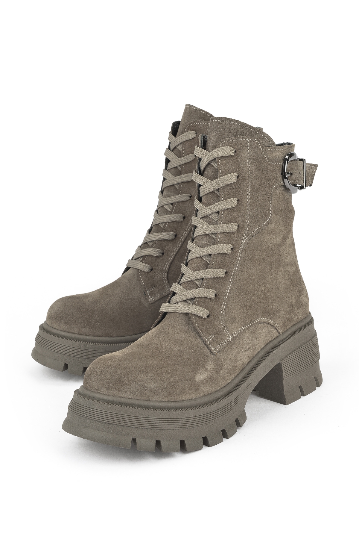 Kadın Hakiki Deri Bot 143359Z6162 Vizon - Görsel 6