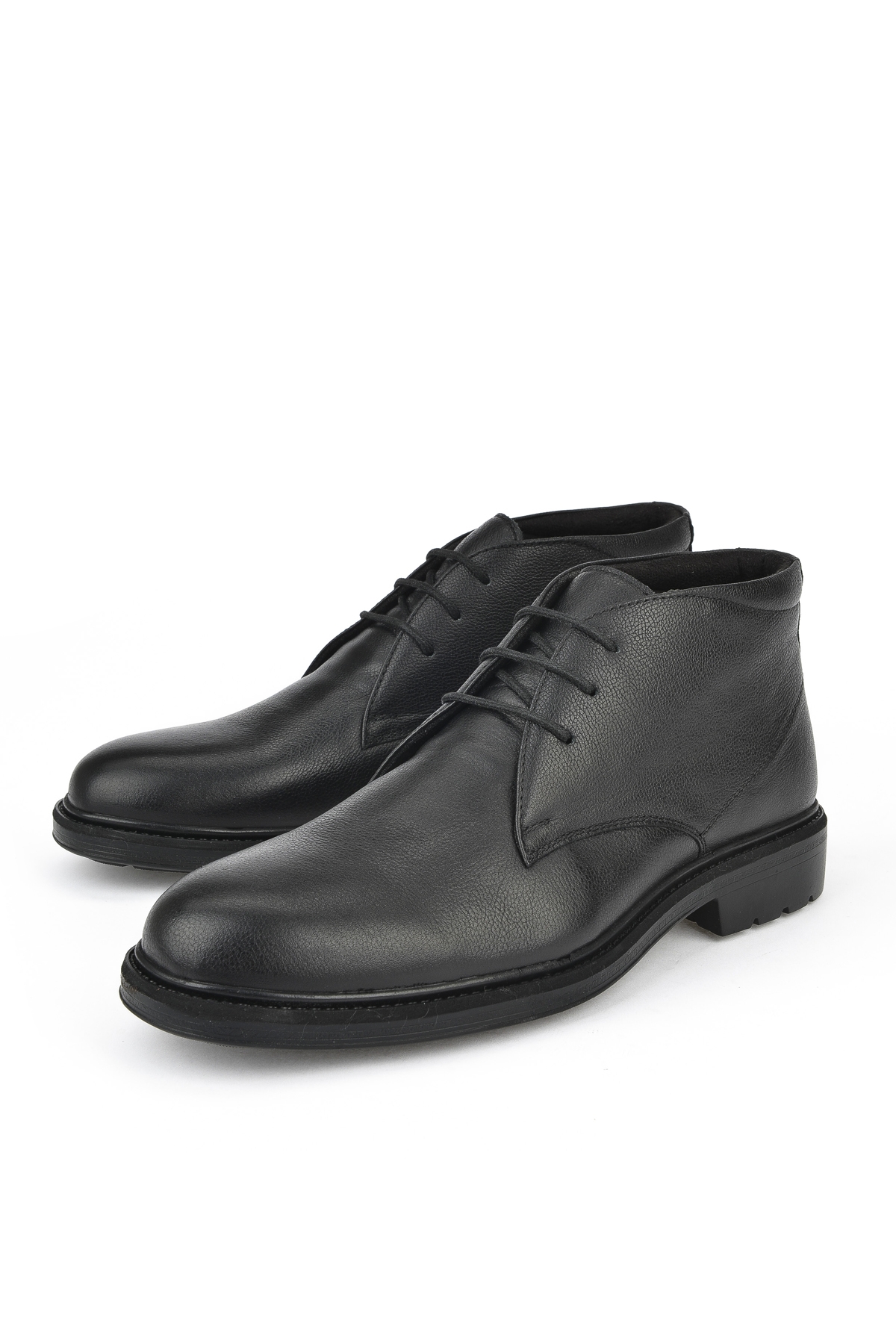 Erkek Hakiki Deri Bot 14319Z7074 Siyah - Görsel 6