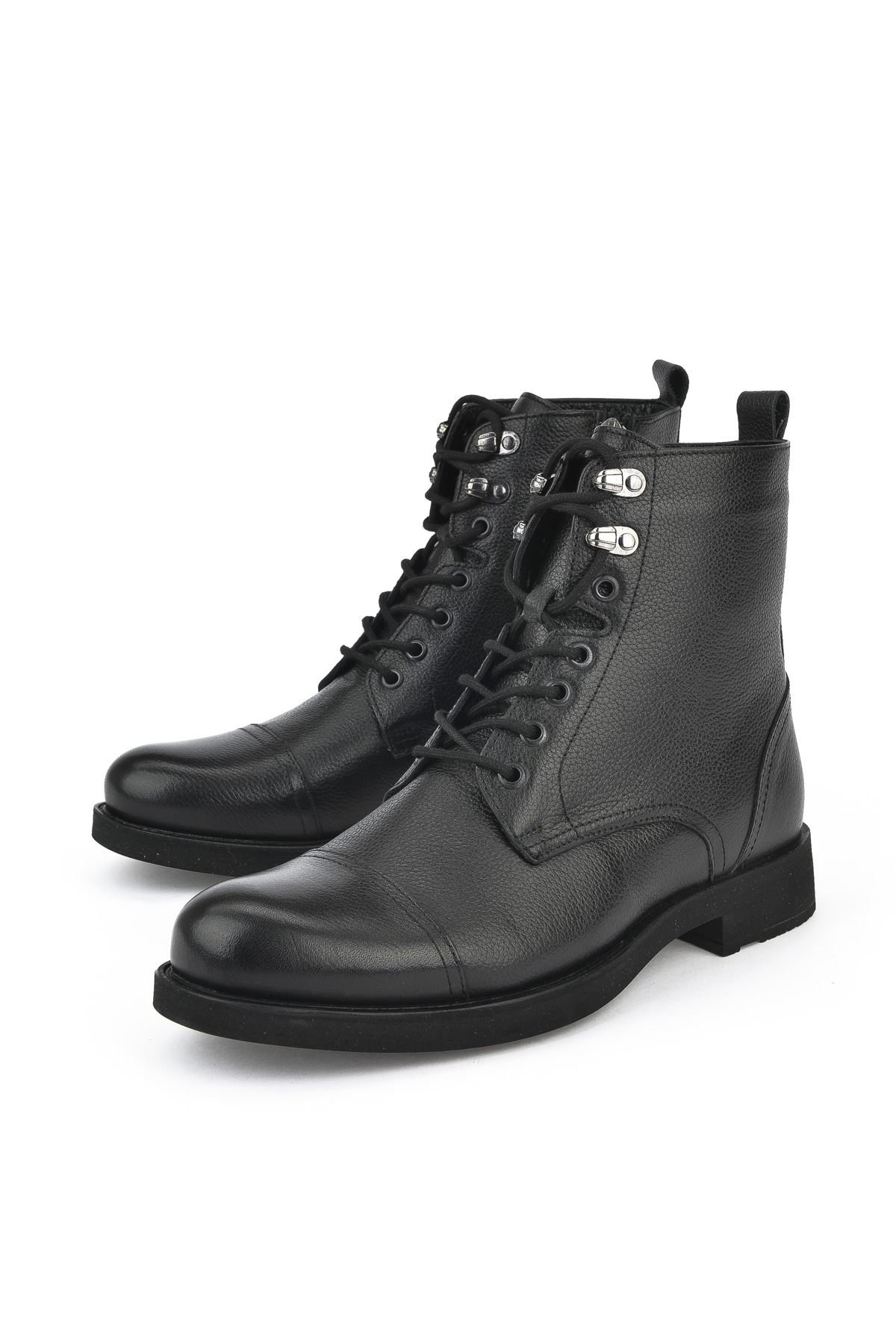 Erkek Hakiki Deri Bot 14319Z7019 Siyah - Görsel 6