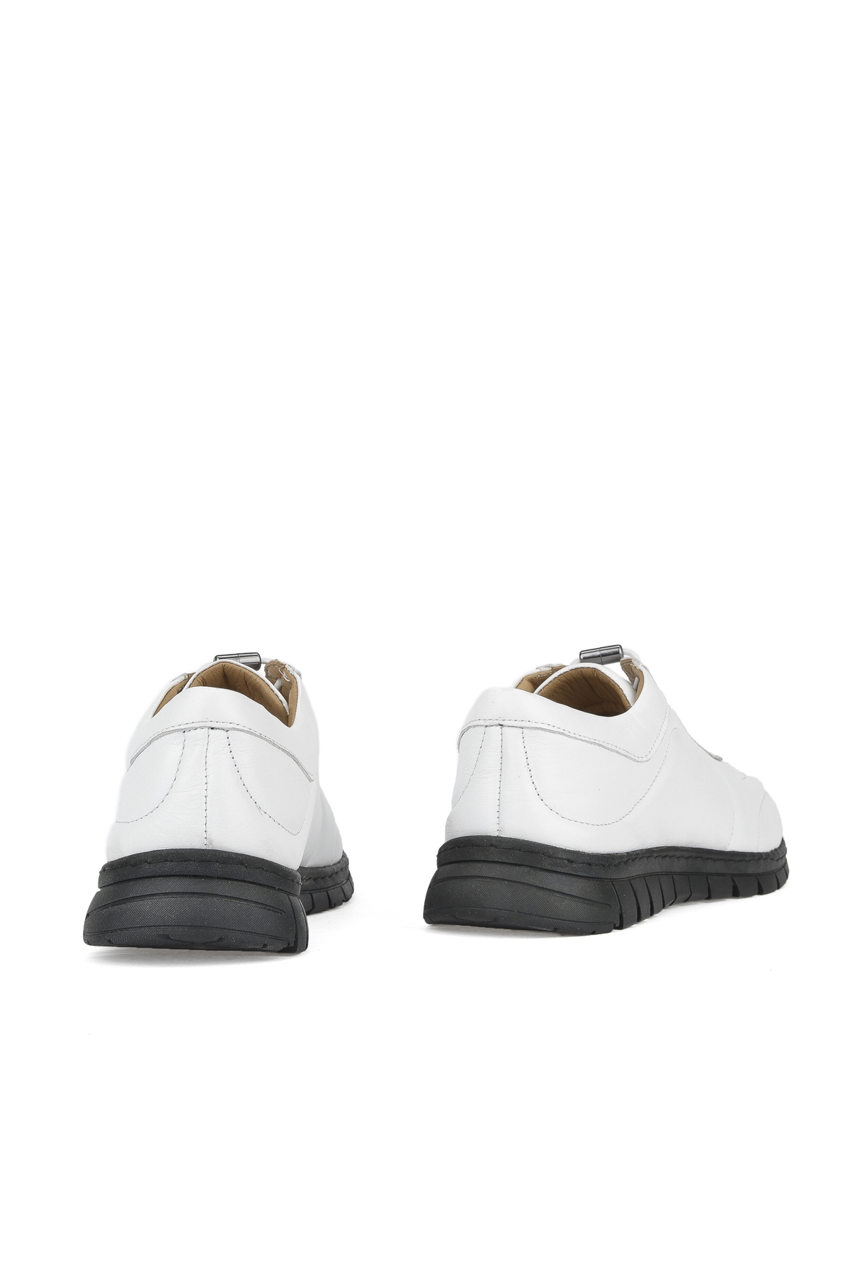 Kadın Hakiki Deri Sneaker 141992ZSP200 Beyaz - Görsel 4