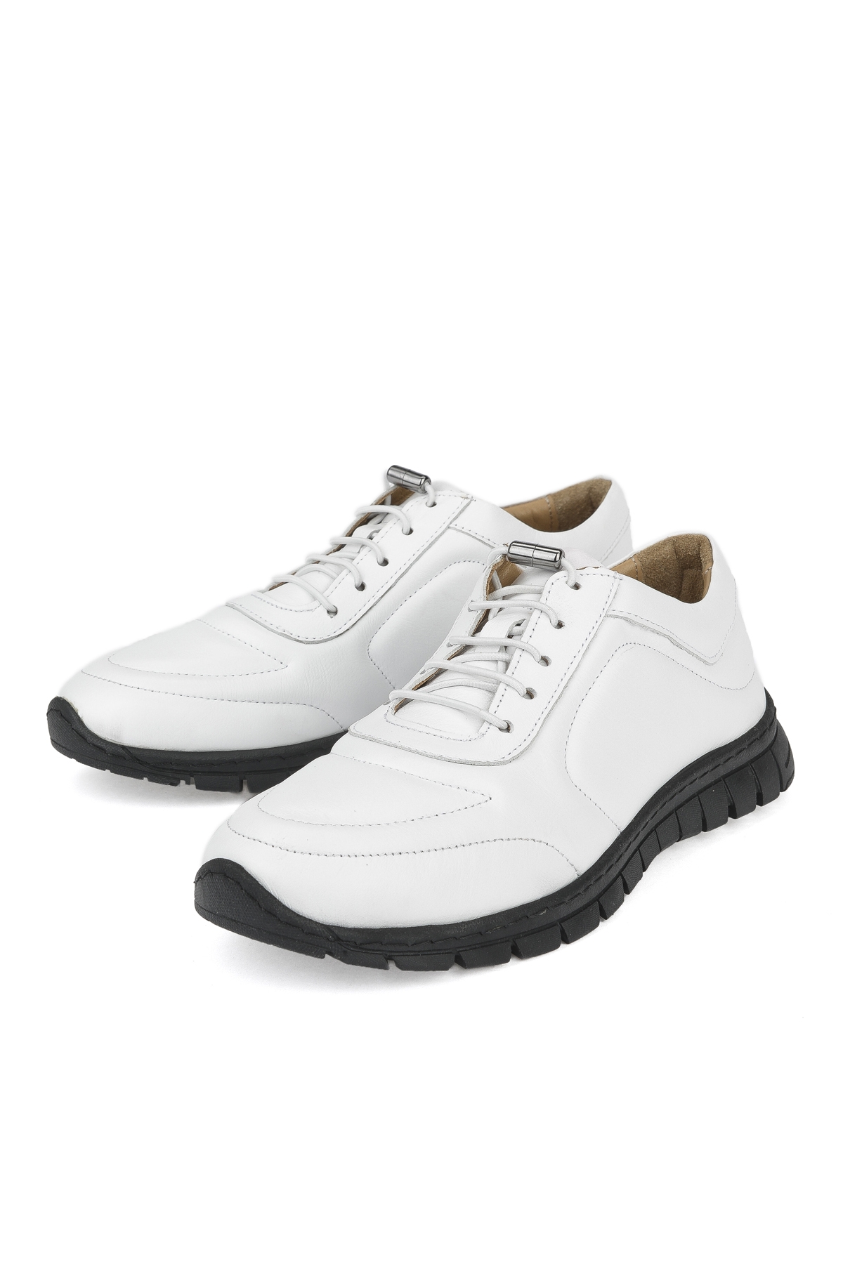 Kadın Hakiki Deri Sneaker 141992ZSP200 Beyaz - Görsel 6