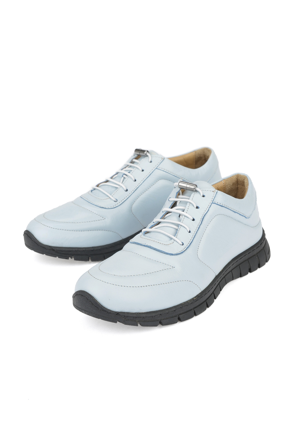 Kadın Hakiki Deri Sneaker 141992ZSP200 A.Mavi - Görsel 6