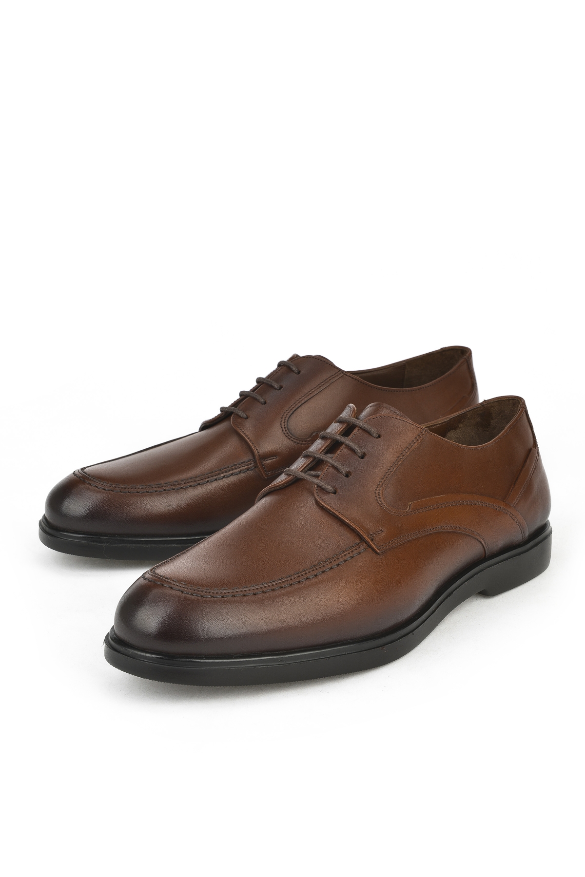 Erkek Hakiki Deri Ayakkabı 143745Z0307 Kahve - Görsel 6