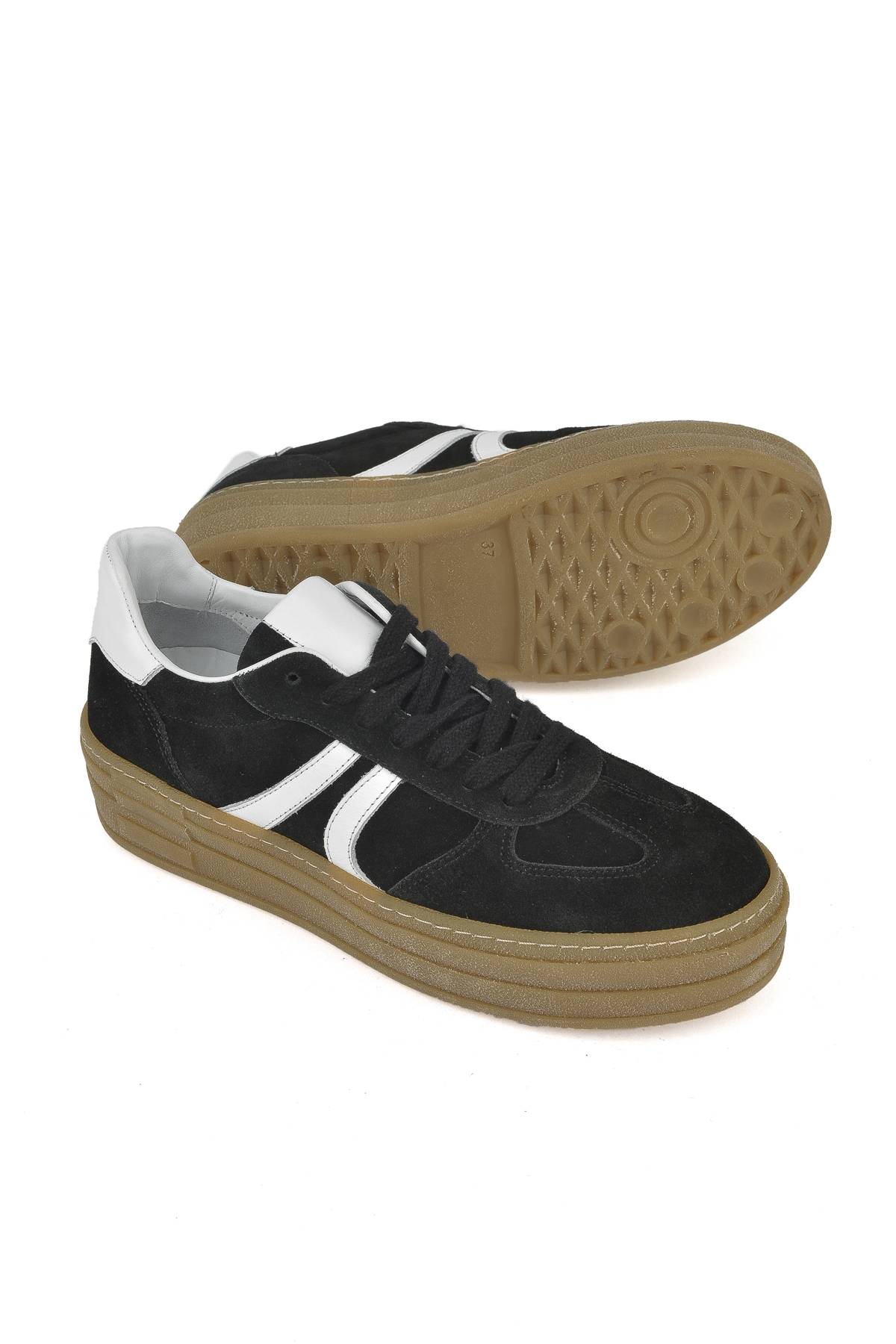 Kadın Hakiki Deri Sneaker 1431000Z6640 Siyah - Görsel 5