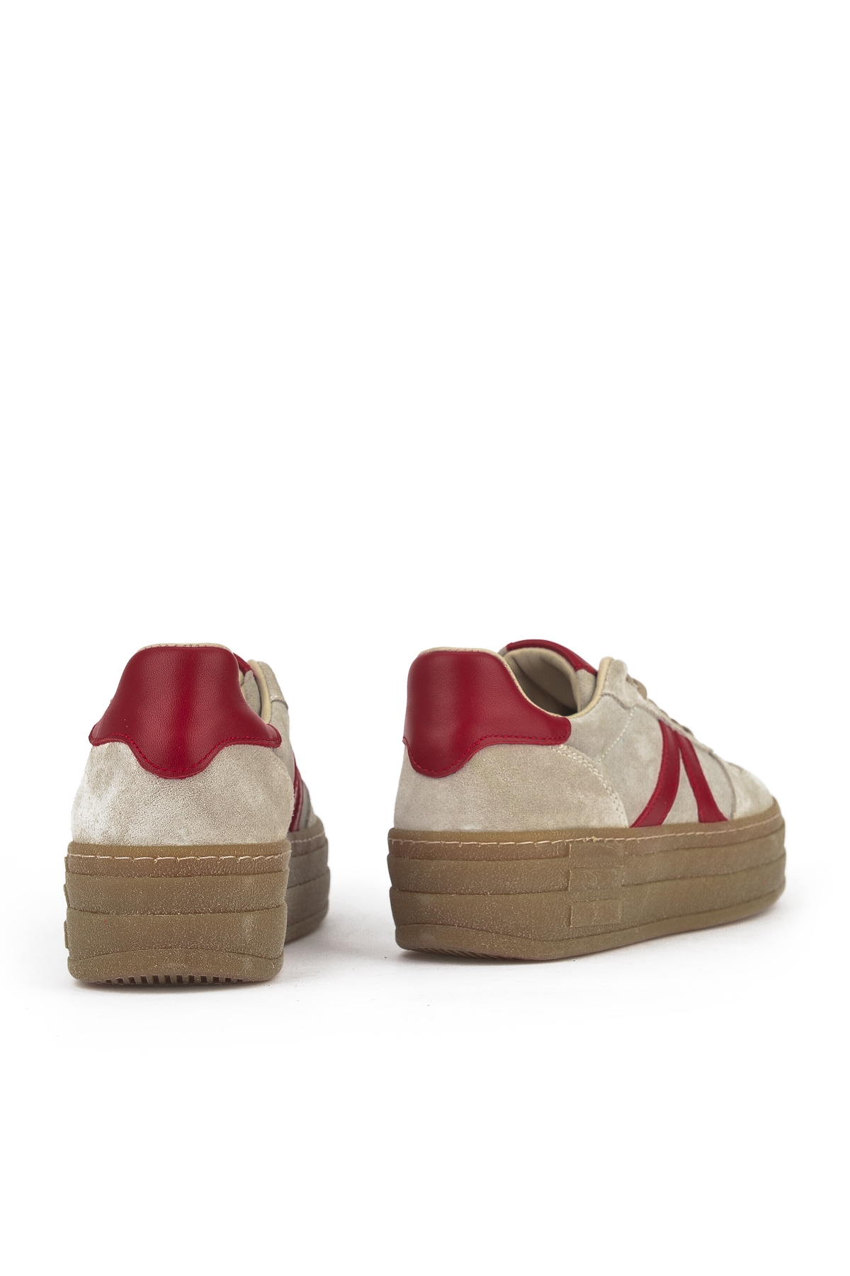 Kadın Hakiki Deri Sneaker 1431000Z6640 Bej - Görsel 4