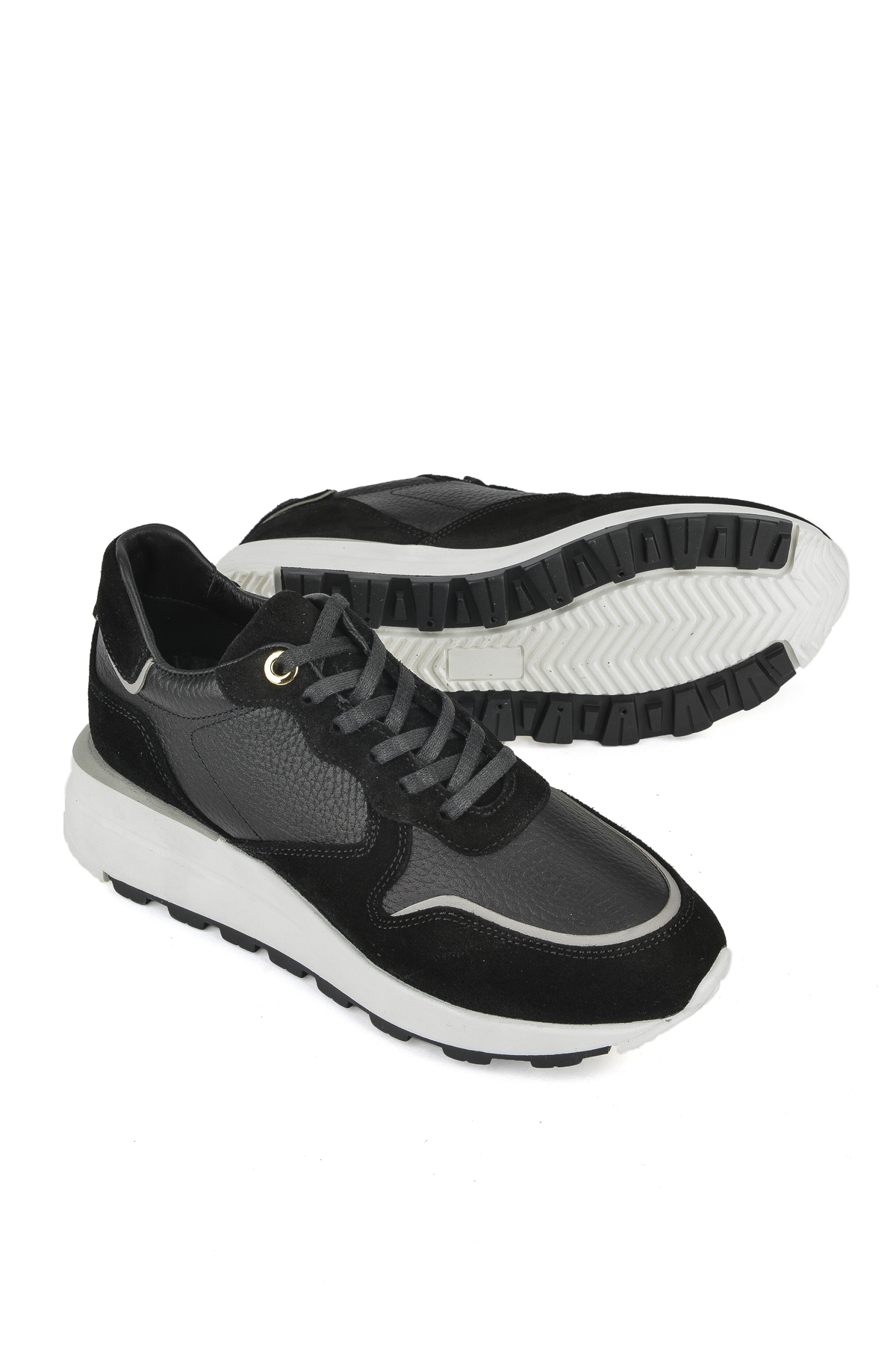 Kadın Hakiki Deri Sneaker 1431000Z5831 Siyah - Görsel 5