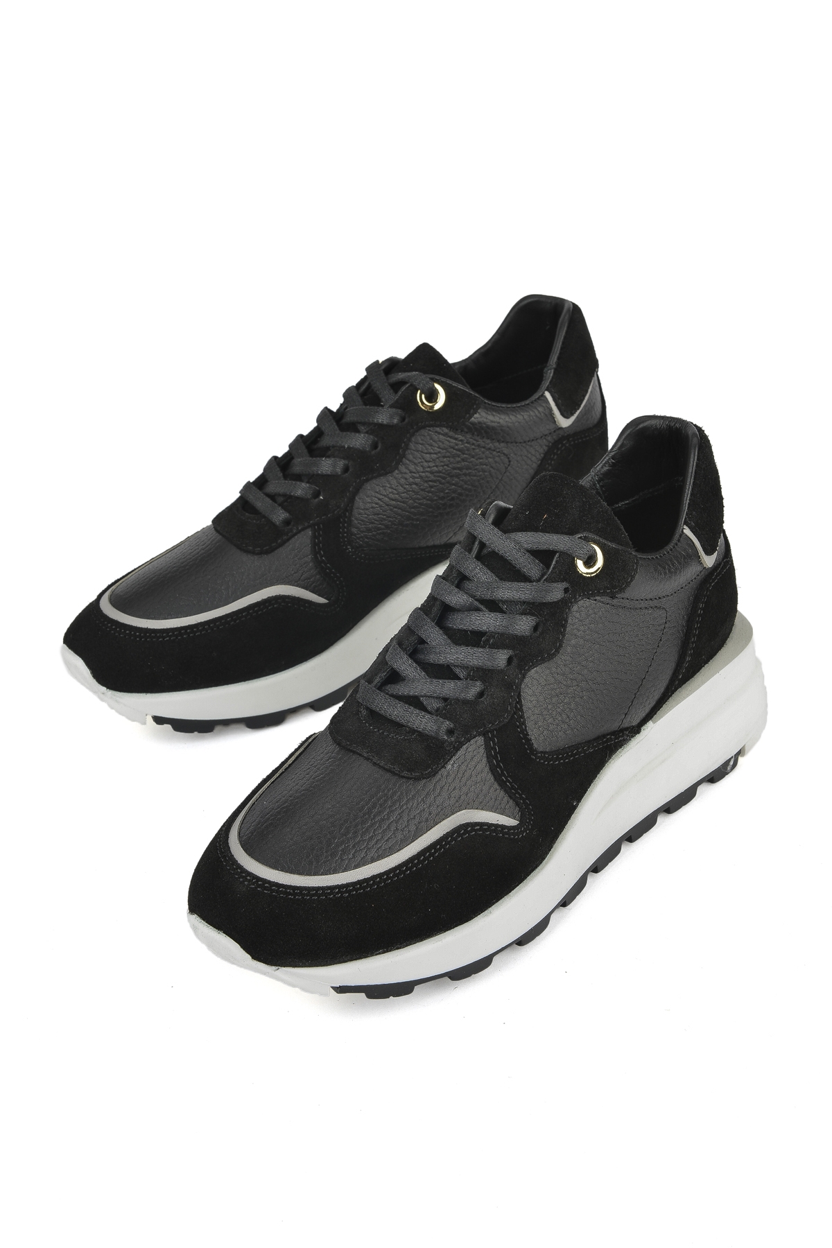 Kadın Hakiki Deri Sneaker 1431000Z5831 Siyah - Görsel 6