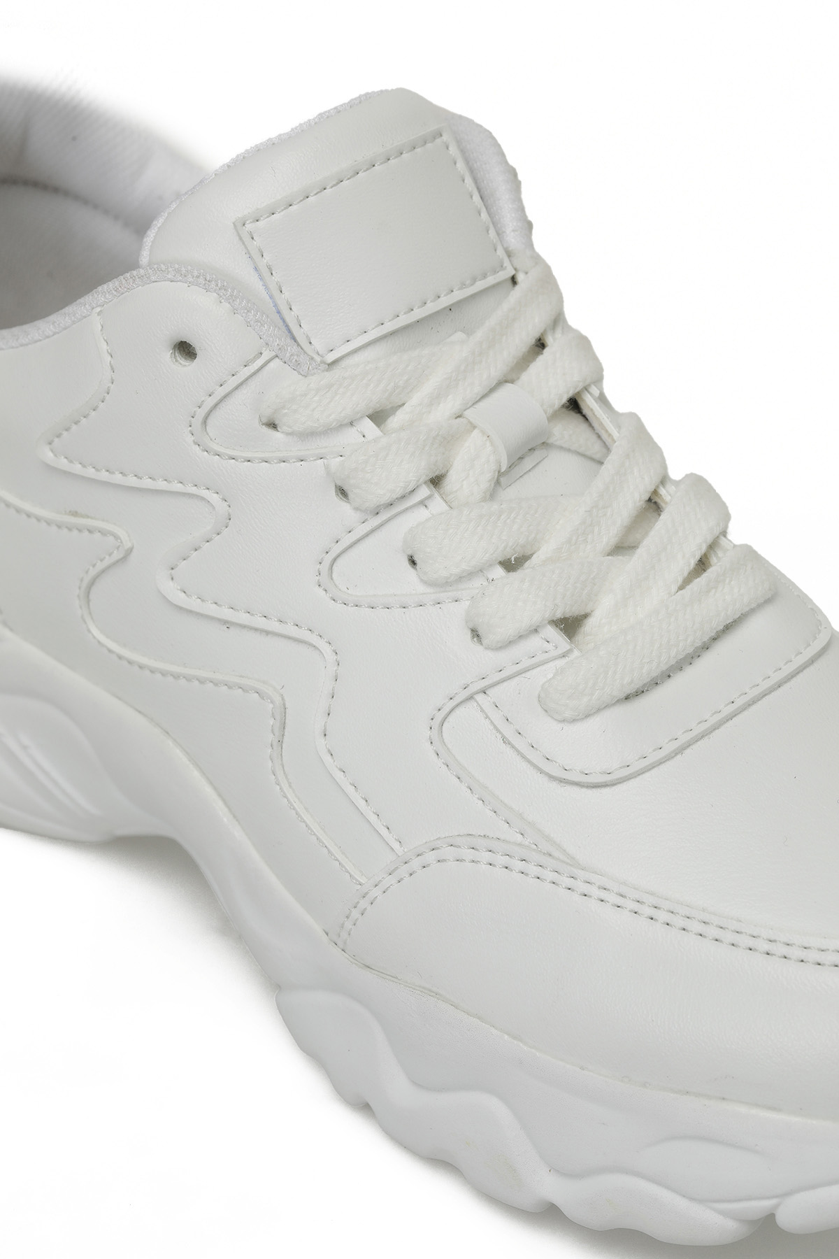 TRX24S-041 5FX Beyaz Kadın Sneaker - Görsel 8