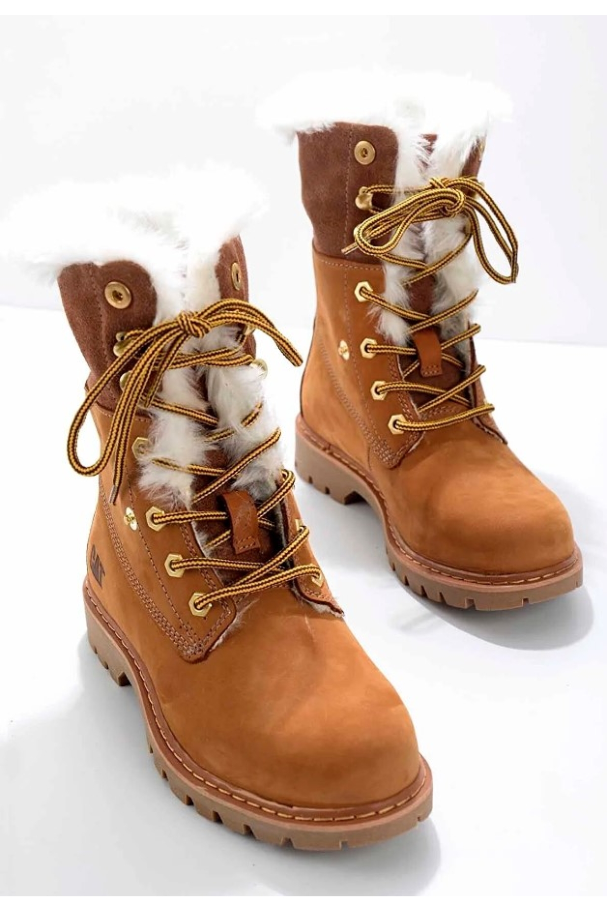 Cat 015Z101184 Utah Fur Kürklü Deri Caterpıllar Kadın Bot - Görsel 3