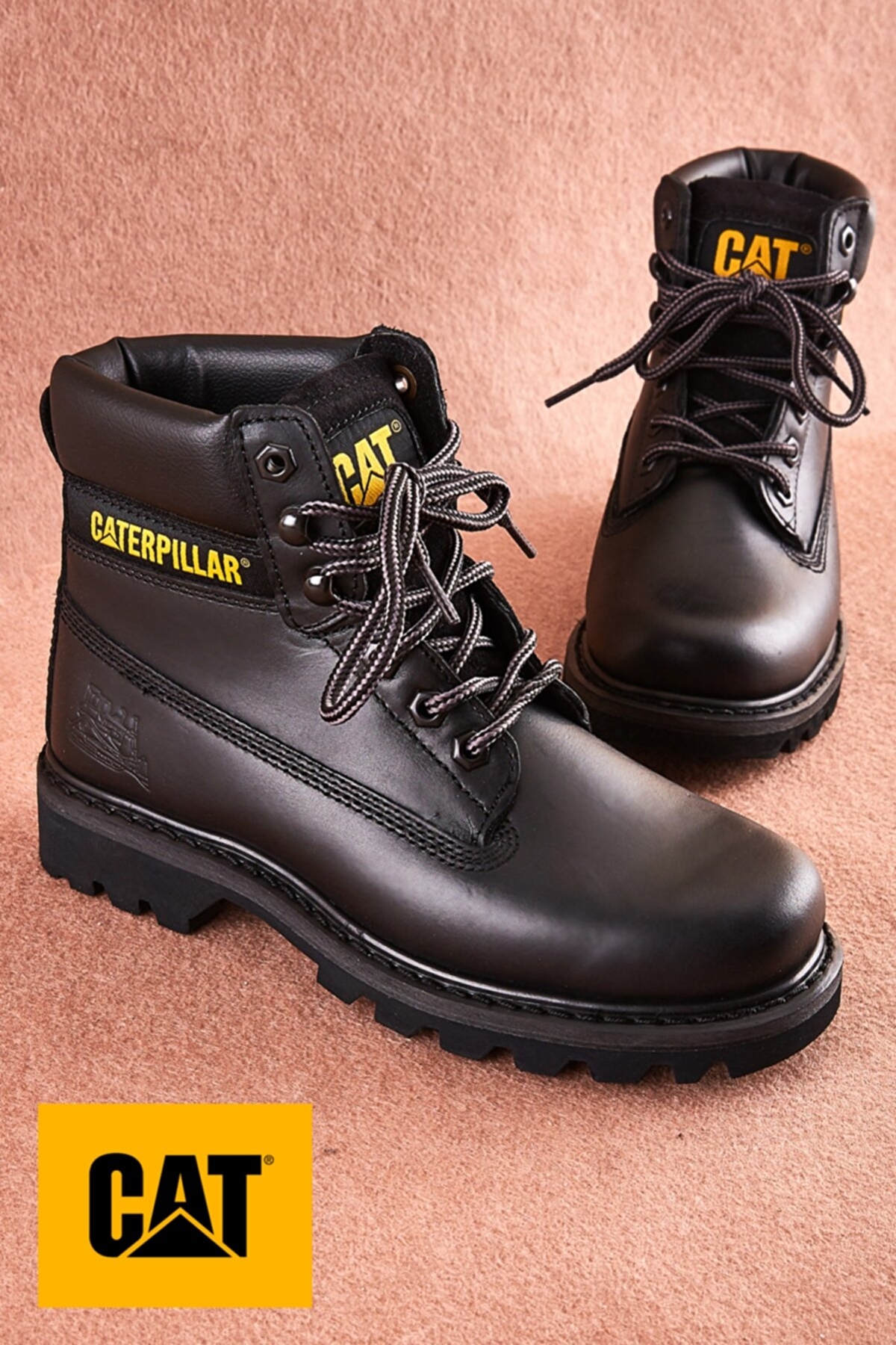 Cat 015G100095 COLORADO Deri Caterpıllar Unisex Bot - Görsel 2
